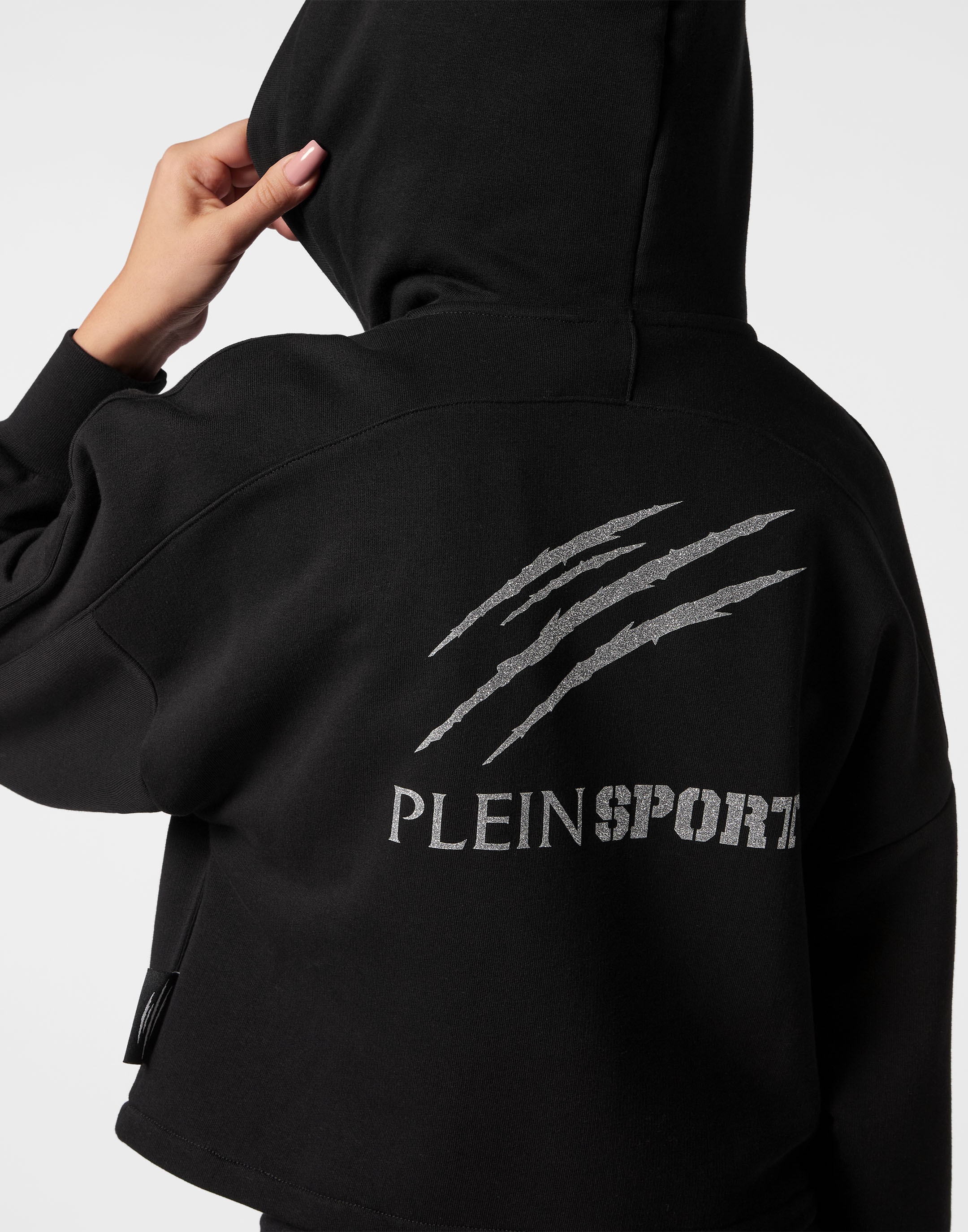 PLEIN SPORT Kapuzensweatjacke »Scratch«
