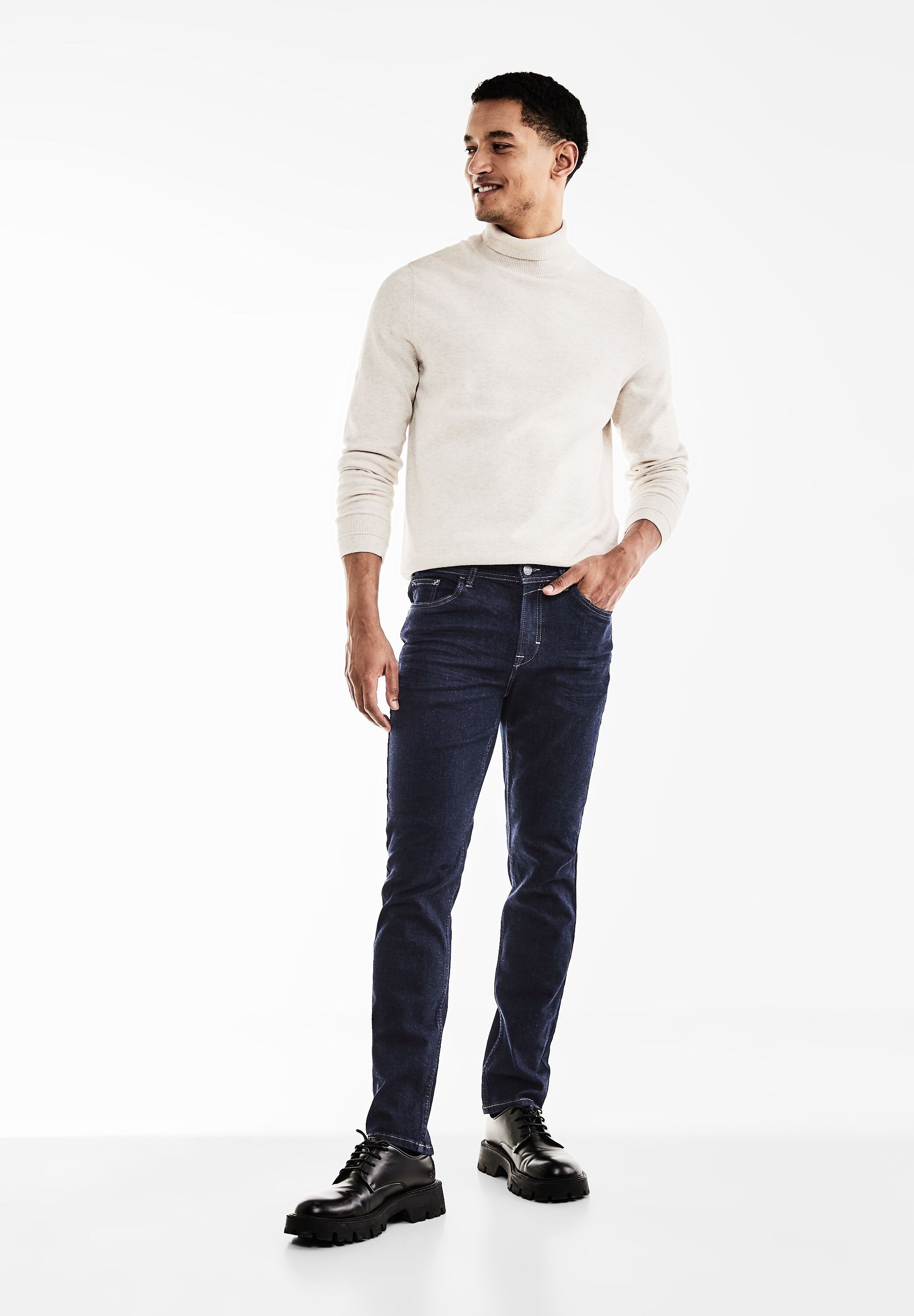 STREET ONE MEN Gerade Jeans, Middle Waist