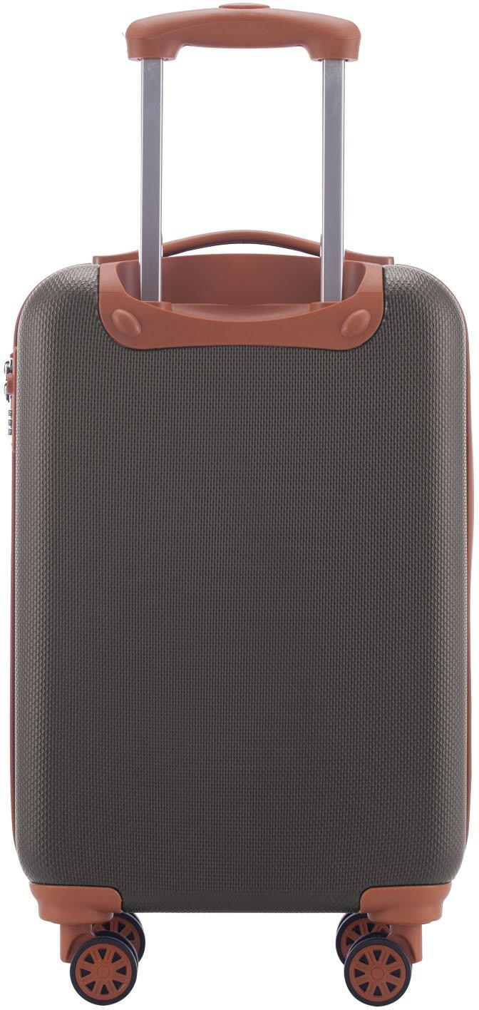 Hauptstadtkoffer Hartschalen-Trolley »Wannsee, 58 cm«, 4 Rollen, Hartschalen-Koffer Handgepäck-Koffer Reisegepäck TSA Schloss