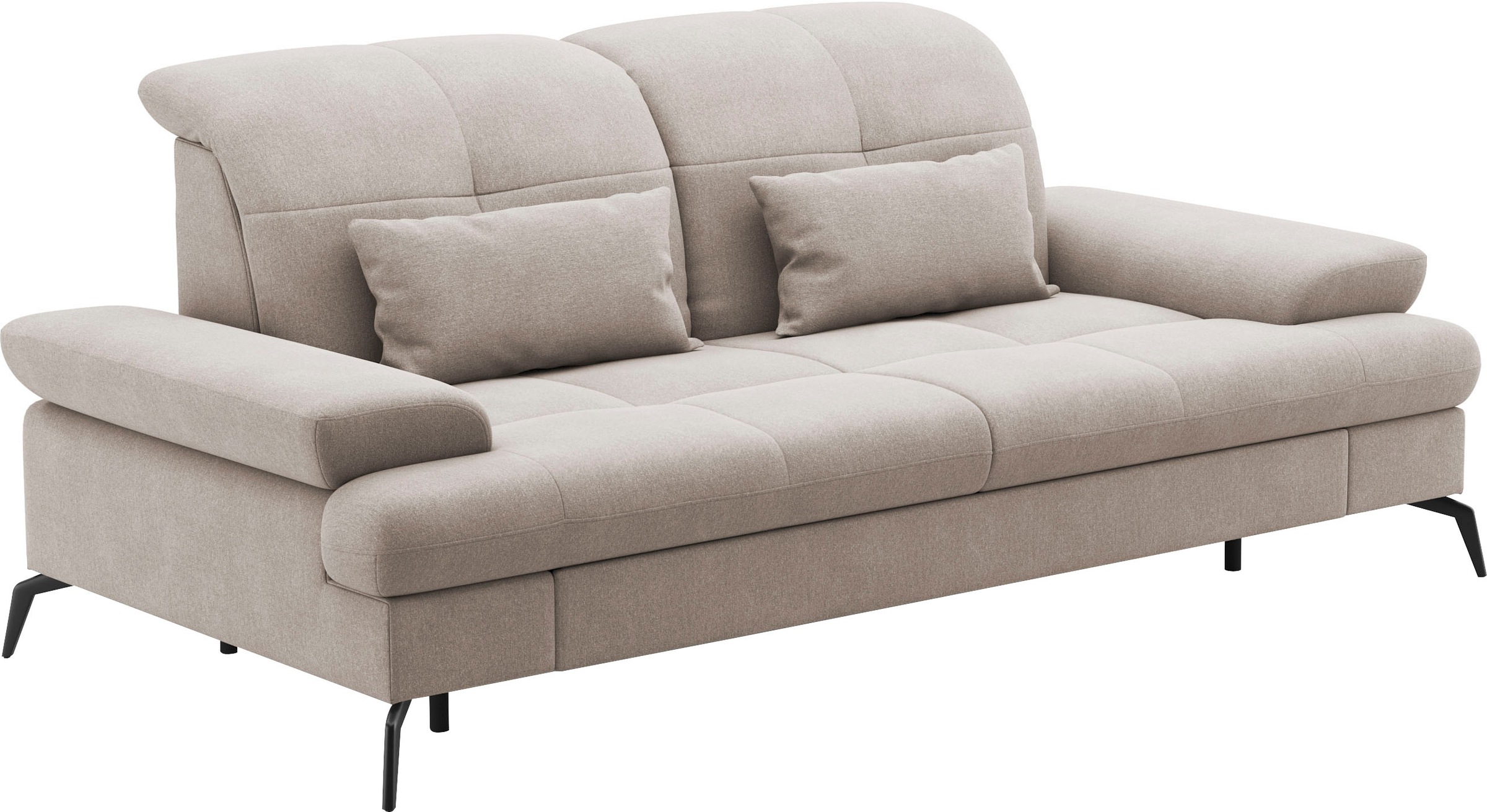 sit&more 2,5-Sitzer »Amica, inkl. Sitztiefenverstellung und Armteilverstellung«, wahlweise mit Kopfteilverstellung und Bettfunktion