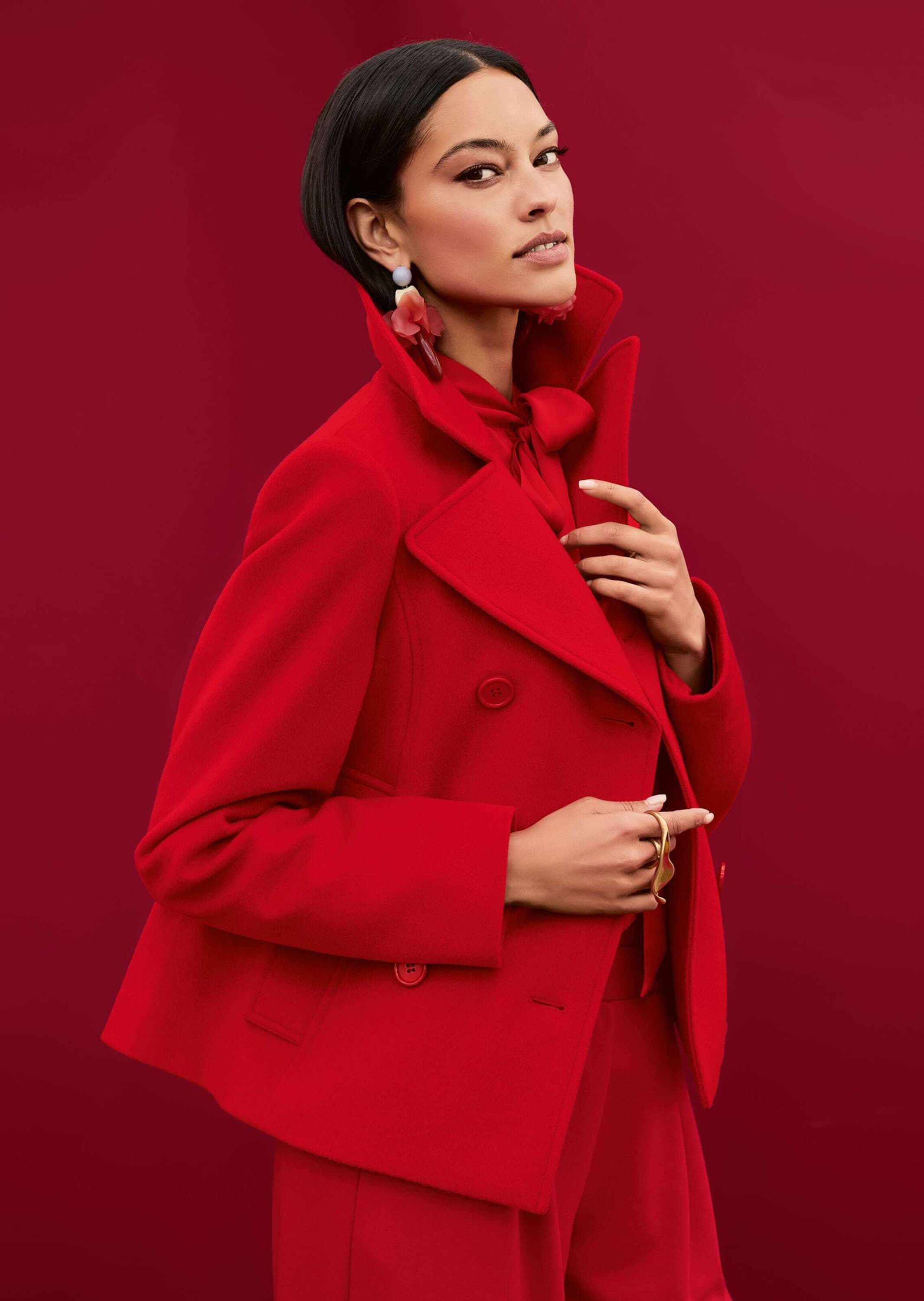 MADELEINE Kurzjacke »Caban Elegante Caban-Jacke mit Taschen«