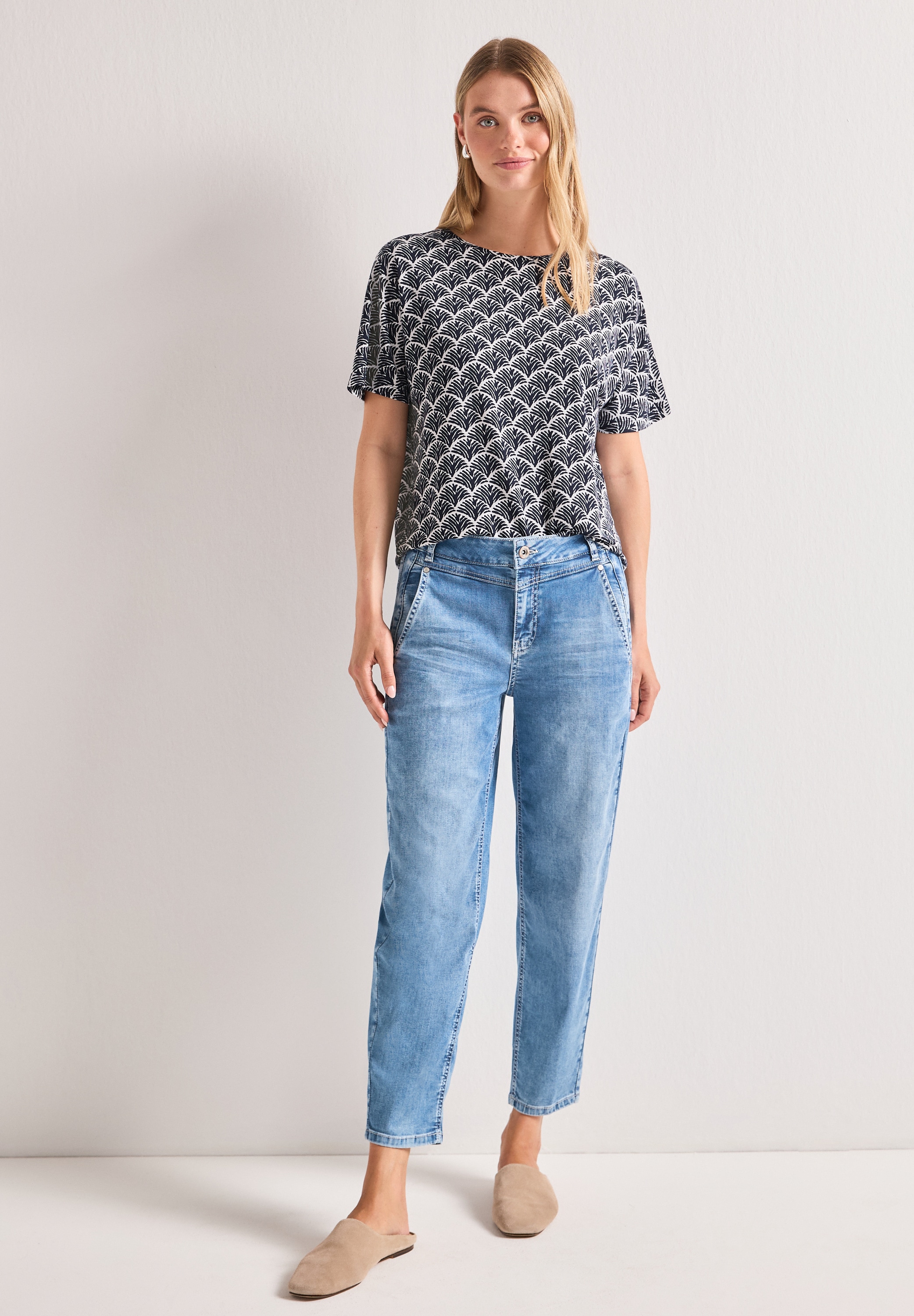 STREET ONE T-Shirt aus softer Viskose