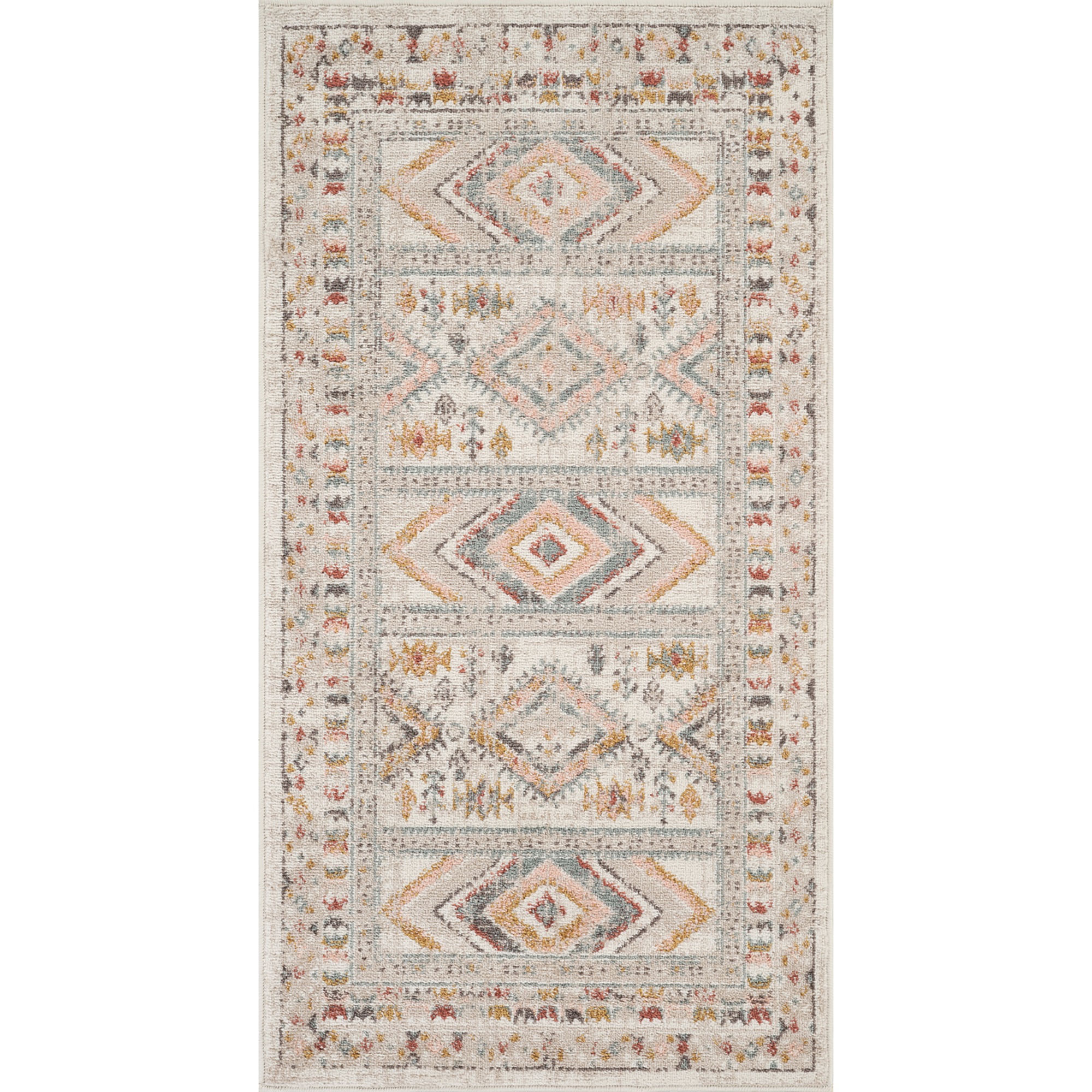 Livabliss Teppich »JAIPUR« rechteckig 13 mm Höhe Orient-Optik, Vintage Design, Boho Stil, Kurzflor, Wohnzimmer