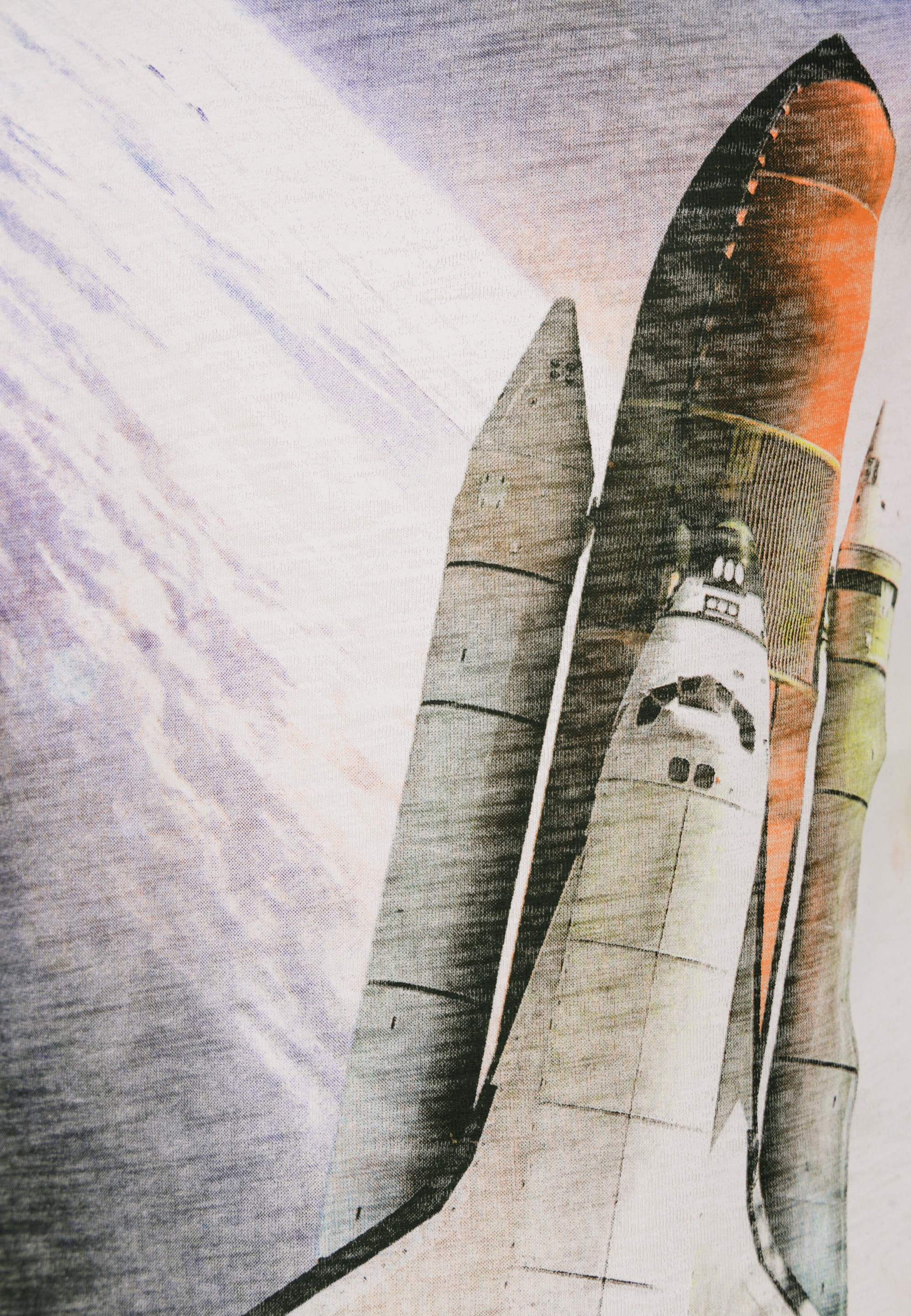 SALT AND PEPPER T-Shirt »Space Shuttle«, (2 tlg.), mit realistischem Fotodruck