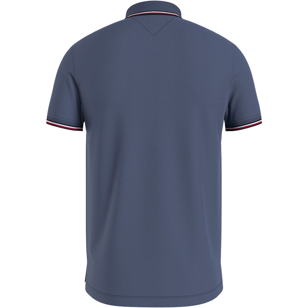 Tommy Hilfiger Poloshirt »1985 RWB TIPPED SLIM POLO«, mit TH-Farben an Ärmel und Kragen