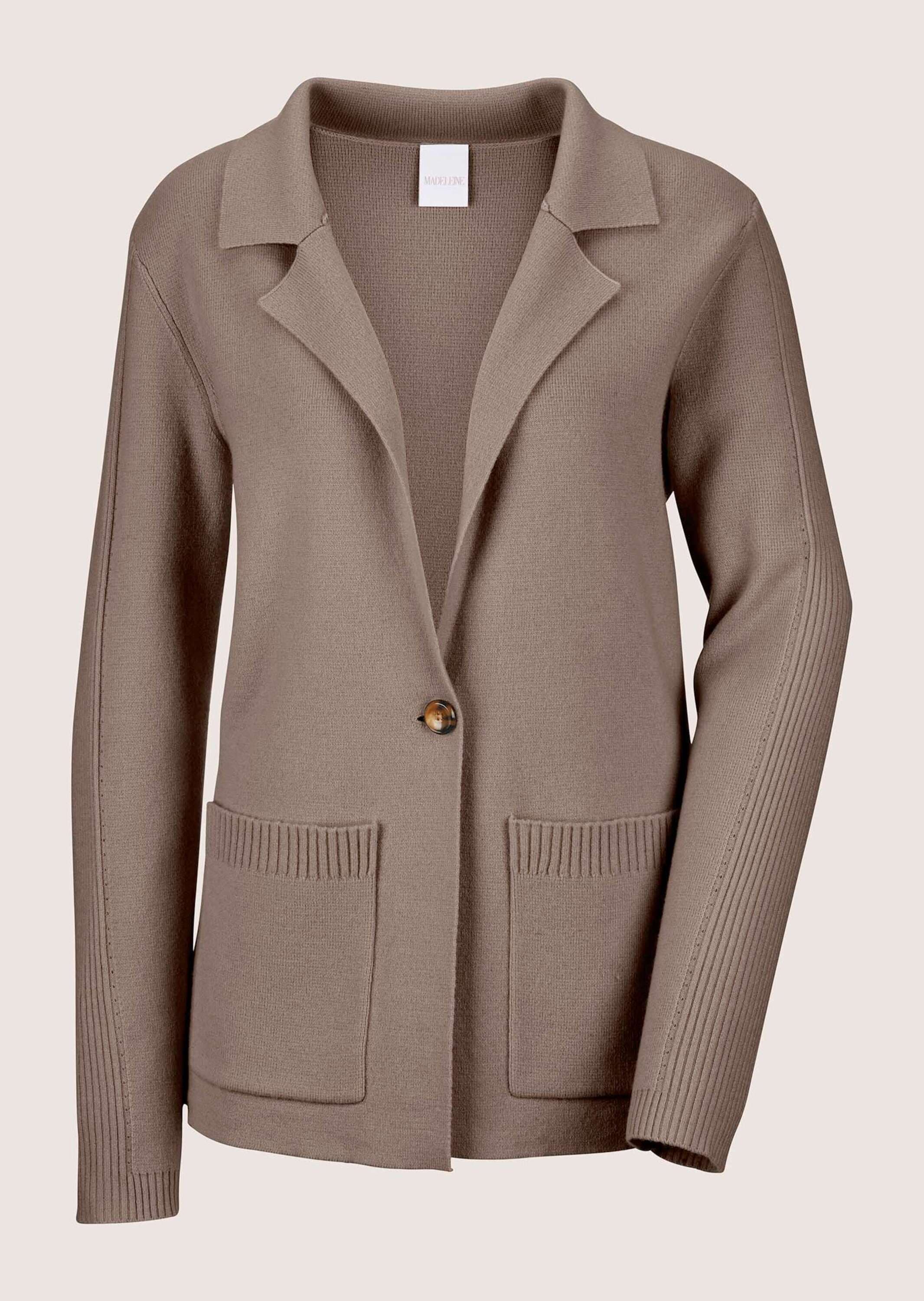 MADELEINE Strickjacke "Strickblazer Strickjacke aus Merinowolle und Kaschmi günstig online kaufen