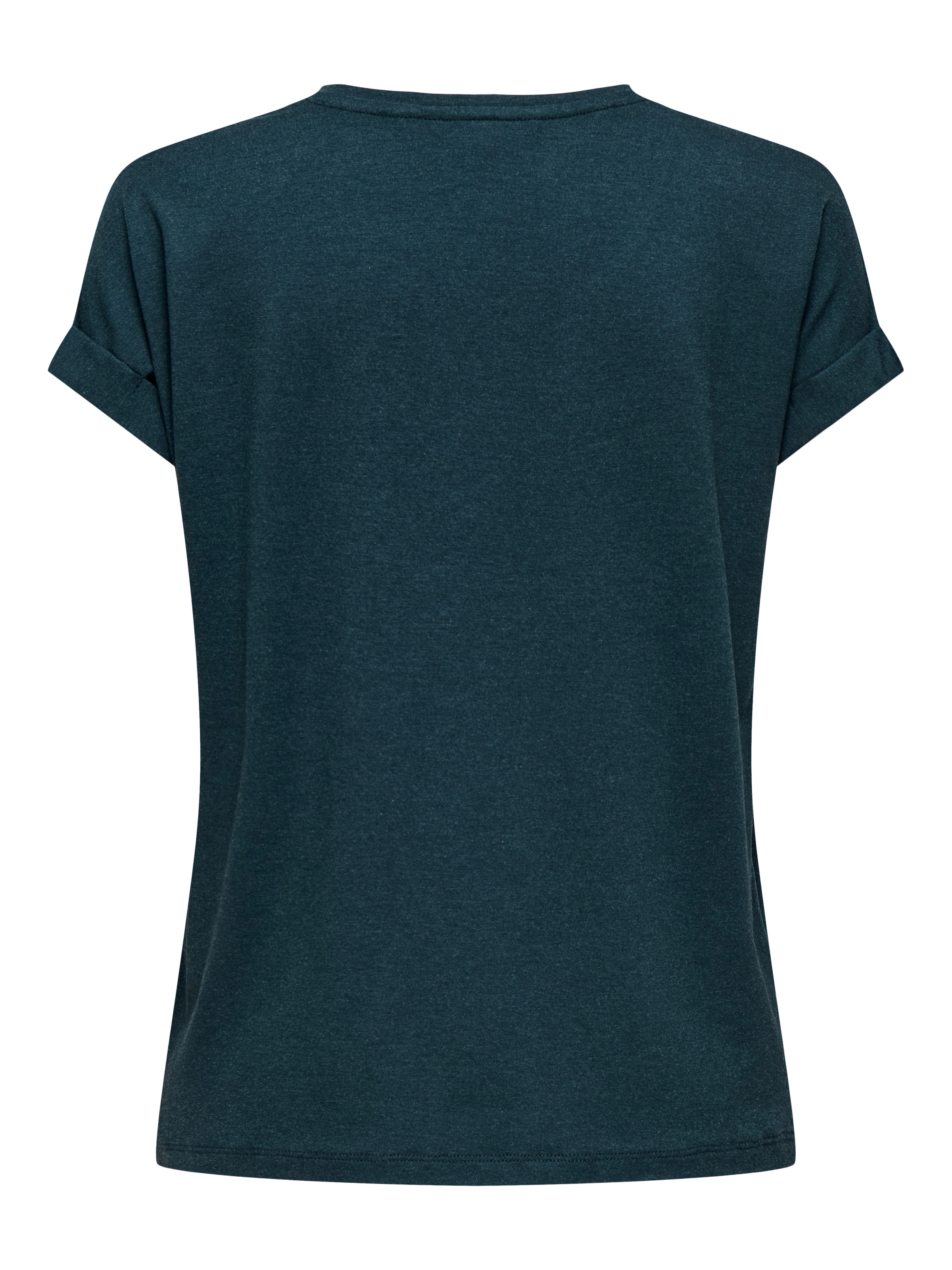 ONLY T-Shirt »ONLMOSTER – Kurzarmshirt mit Aufschlag und klassischem Look«, unifarben, casual, regular fit, Viskosemischung, Rundhals