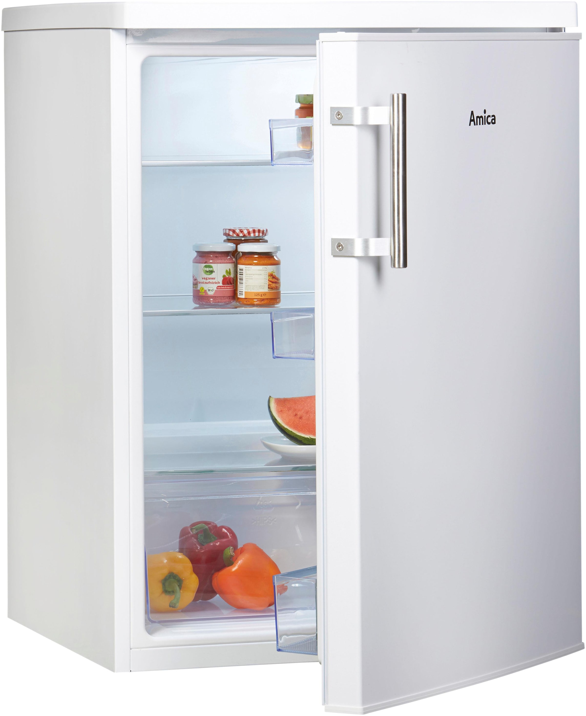 Amica Table Top Kühlschrank "VKS 15917-1 W" 85 cm hoch 60 cm breit