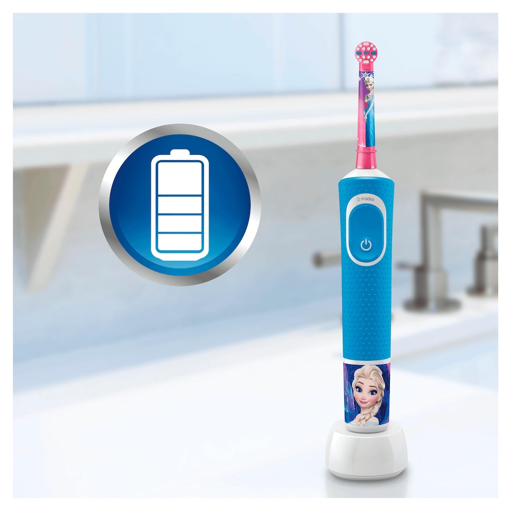 Oral-B Elektrische Kinderzahnbürste »Frozen Elektrische«, 1 St. Aufsteckbürsten