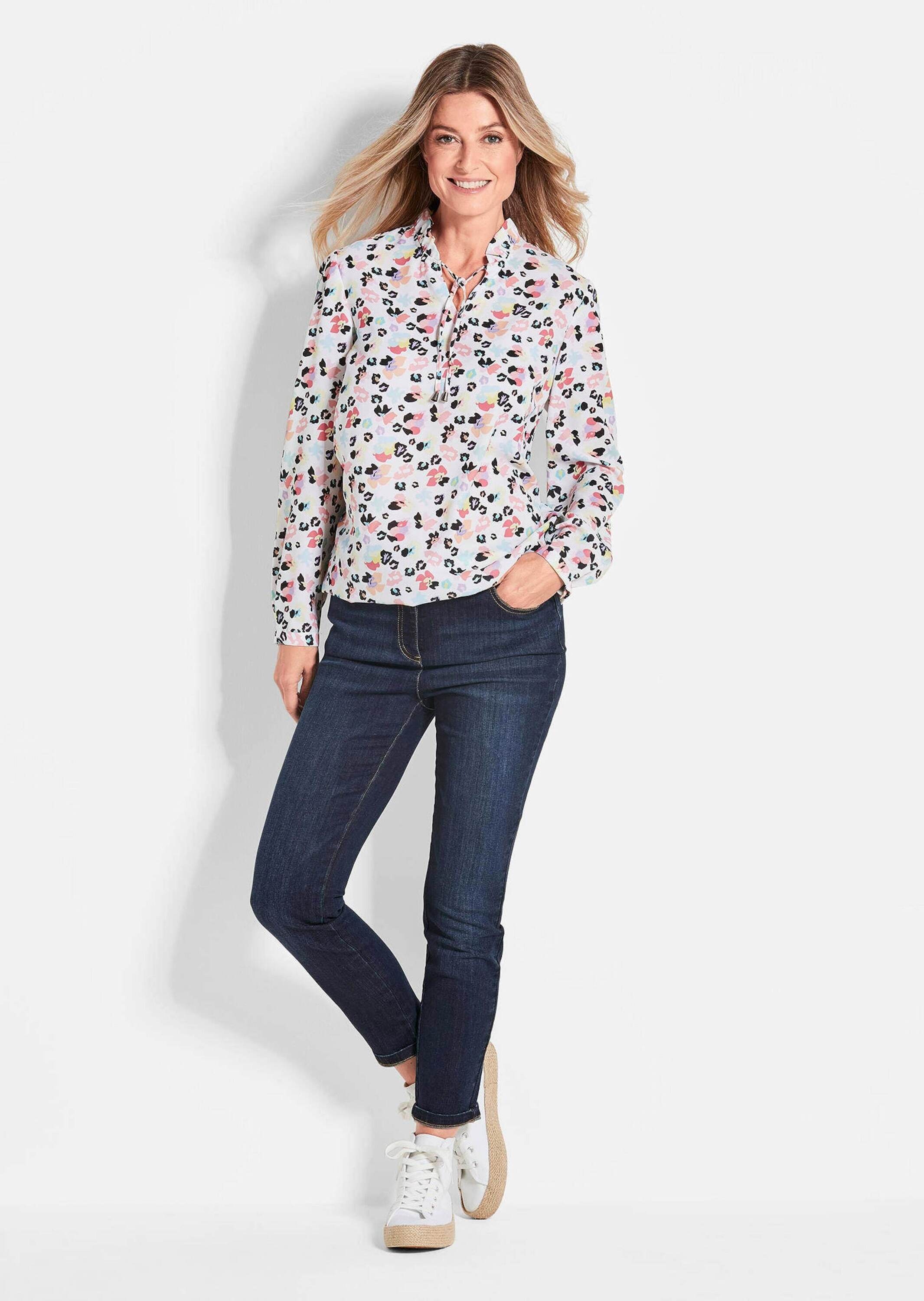 GOLDNER 7/8-Hose "Slim Fit Jeans BELLA mit Dehnbund" günstig online kaufen