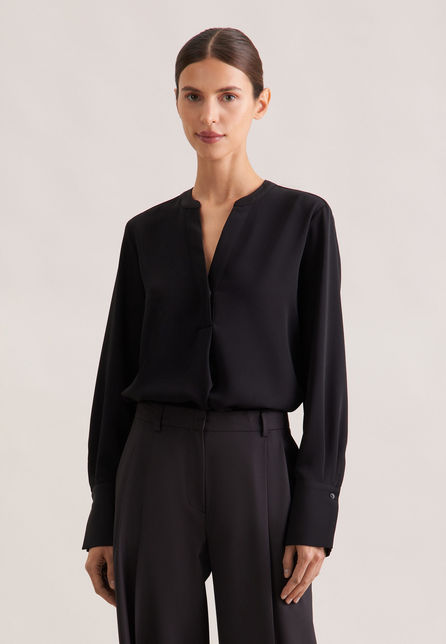 seidensticker Klassische Bluse "Schwarze Rose" Tunika Uni günstig online kaufen