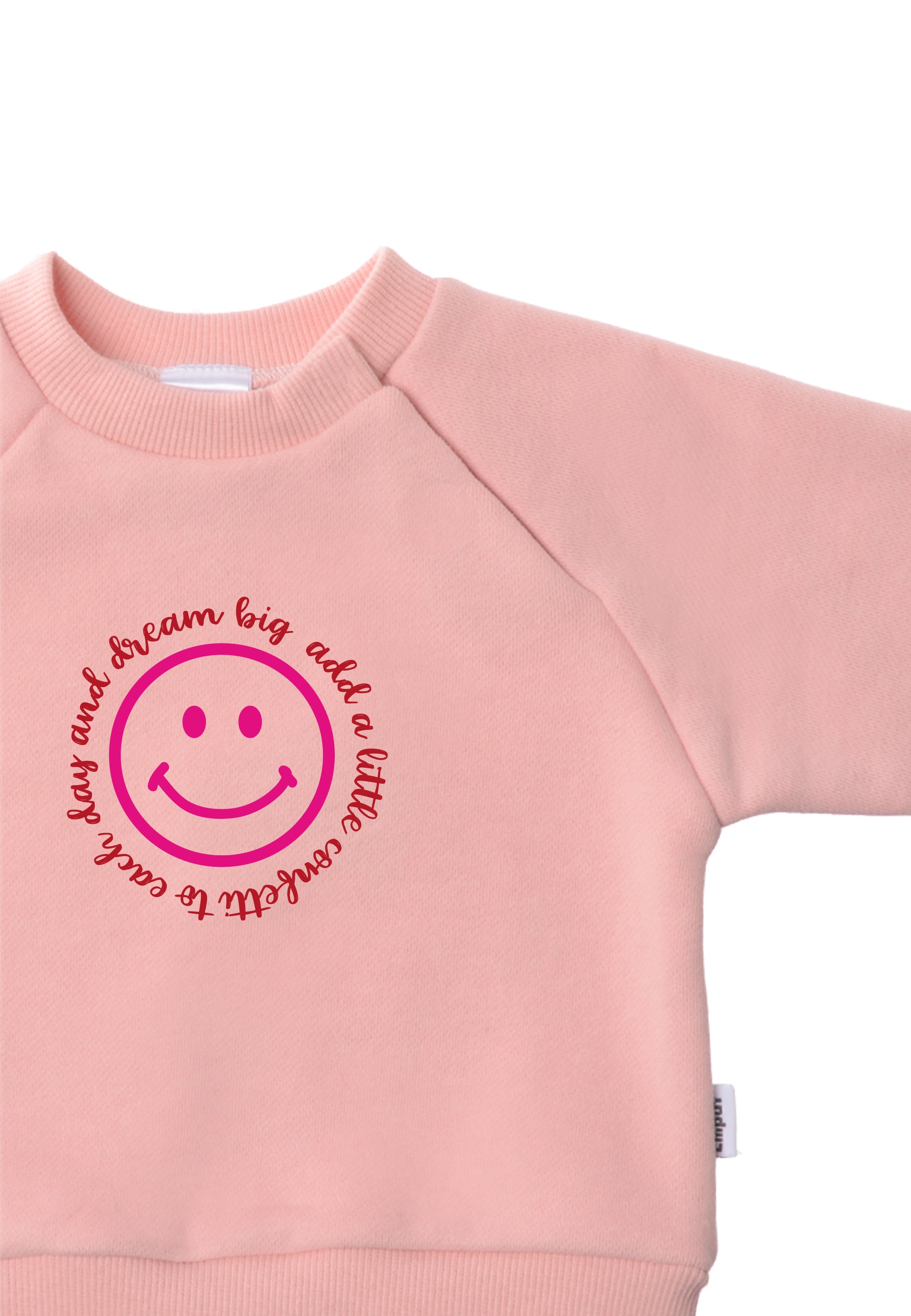 Thumbnail - Liliput Sweatshirt "Add a little confetti rosa", mit niedlichem Statement-Print