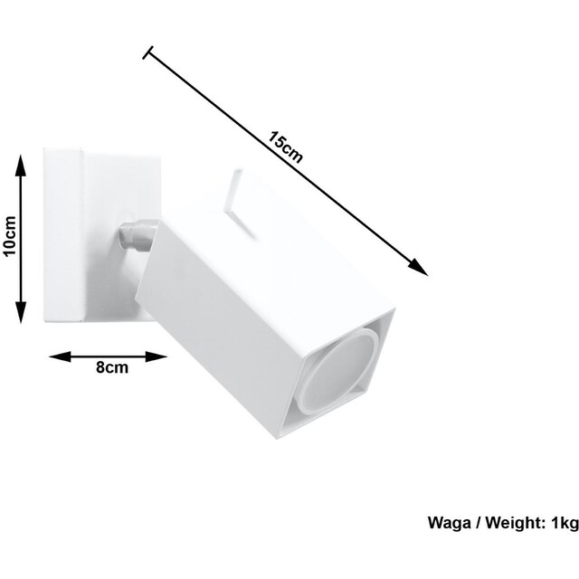 SOLLUX lighting Wandleuchte »MERIDA«, 1 flammig-flammig | BAUR