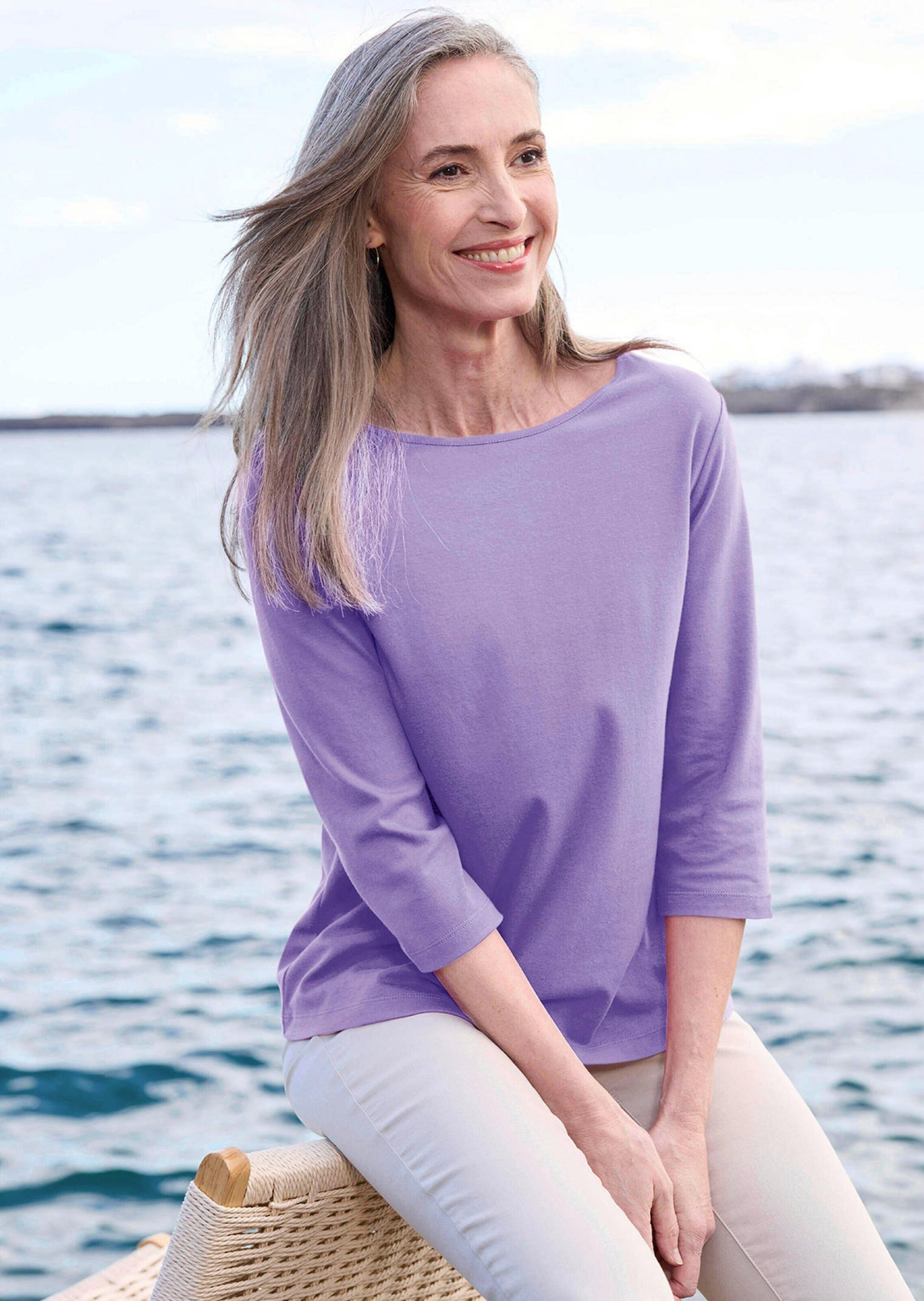GOLDNER Kurzarmshirt »Basic-Shirt aus Interlock-Jersey«
