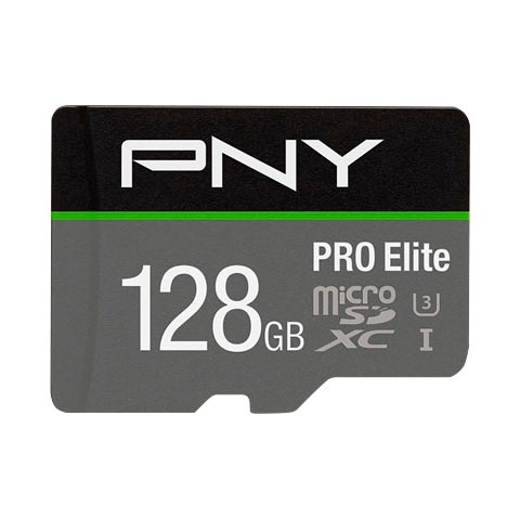 PNY Speicherkarte "PRO Elite", 128 GB, schwarz, Speicherkarten