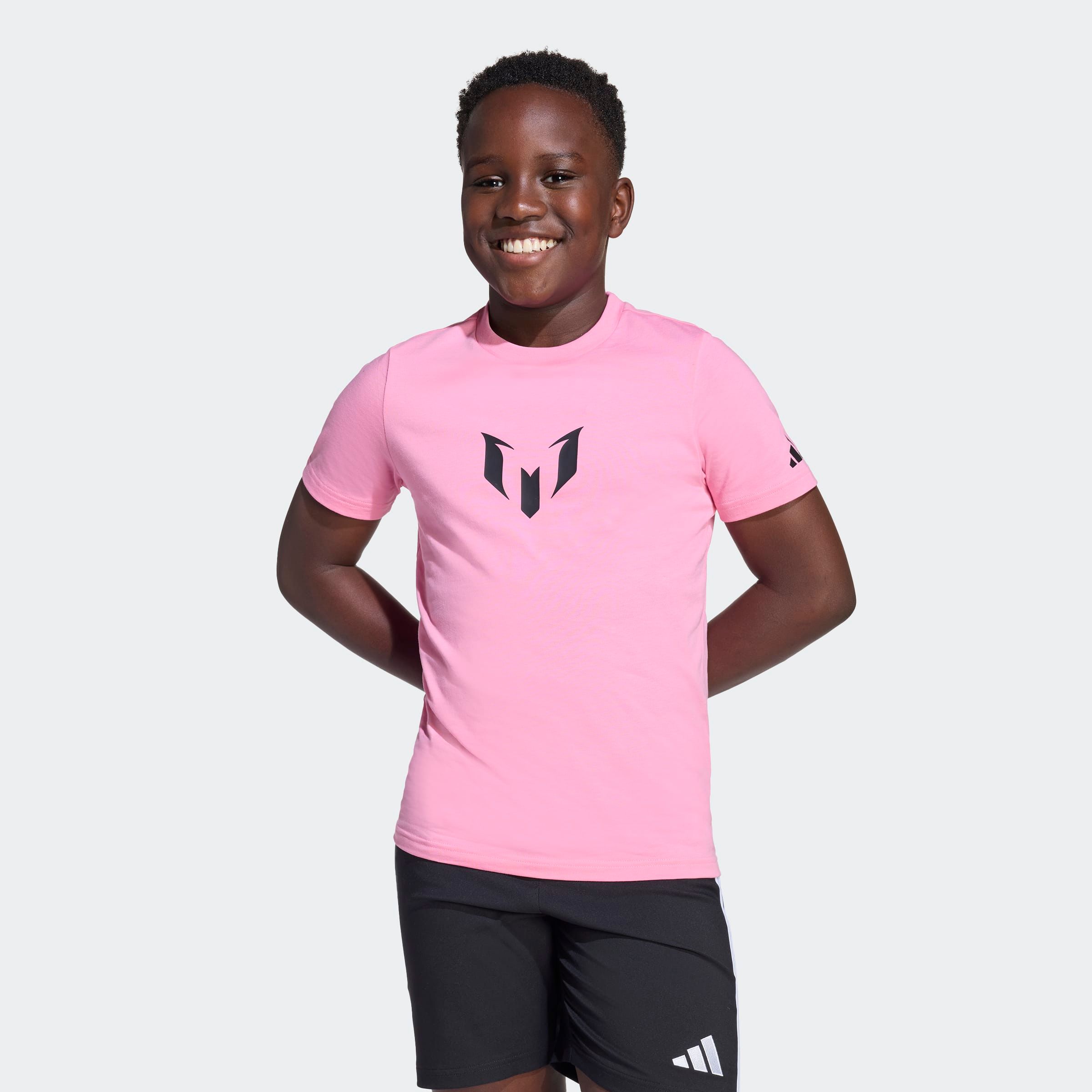 Thumbnail - adidas Performance Trainingsshirt "MIT GRAFIK FÜR KINDER MIT MESSI-NAMESZUG UND SPIELERUMMER" sportlicher Stil, mit Name...
