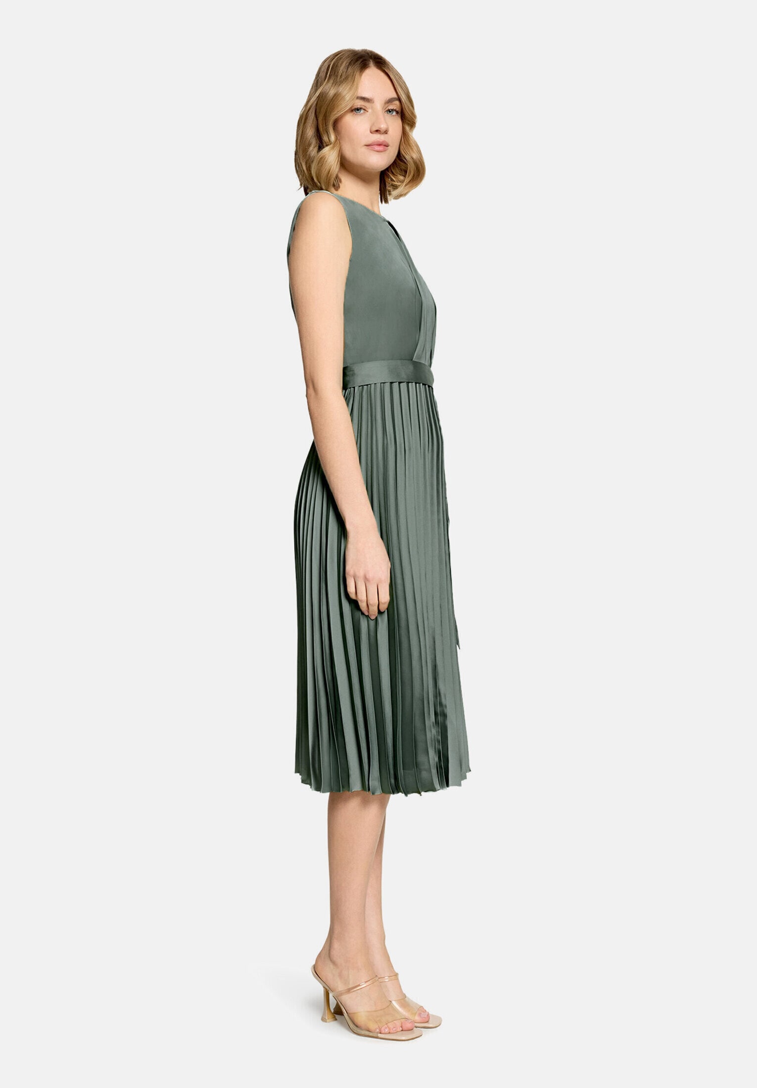 Betty&Co Midikleid "Damen mit Plissee" Ohne Tasche Plissee