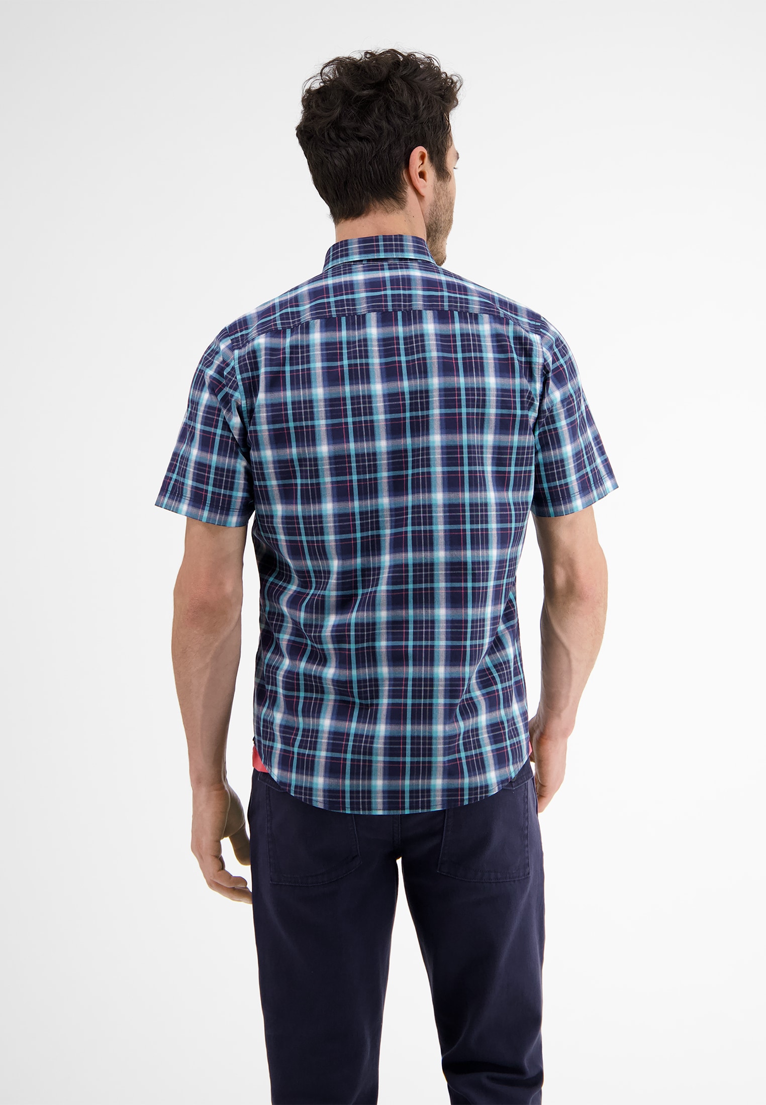 LERROS Kurzarmhemd »LERROS Halbarmhemd *Poplin Check*«