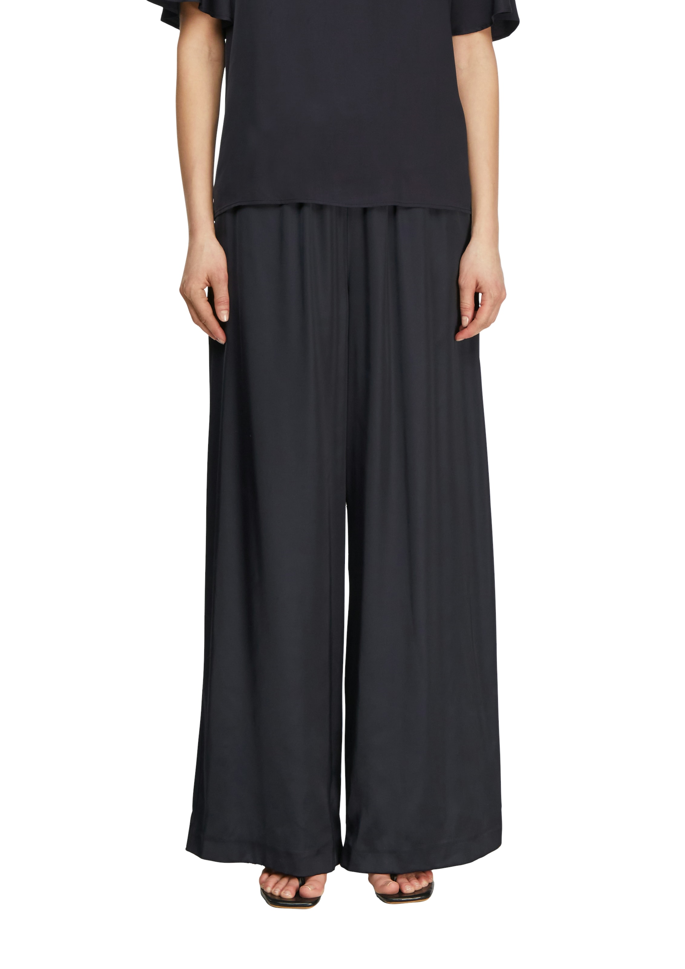 Comma Stoffhose mit elastischem Bund günstig online kaufen