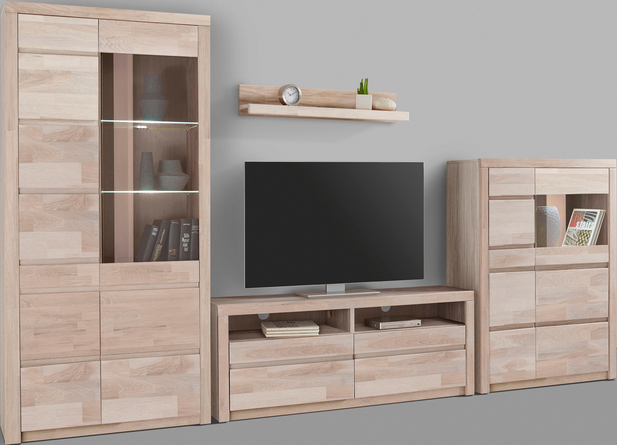 Home affaire Wohnwand "Silkeborg" Set, 4 Stk. tlg. günstig online kaufen