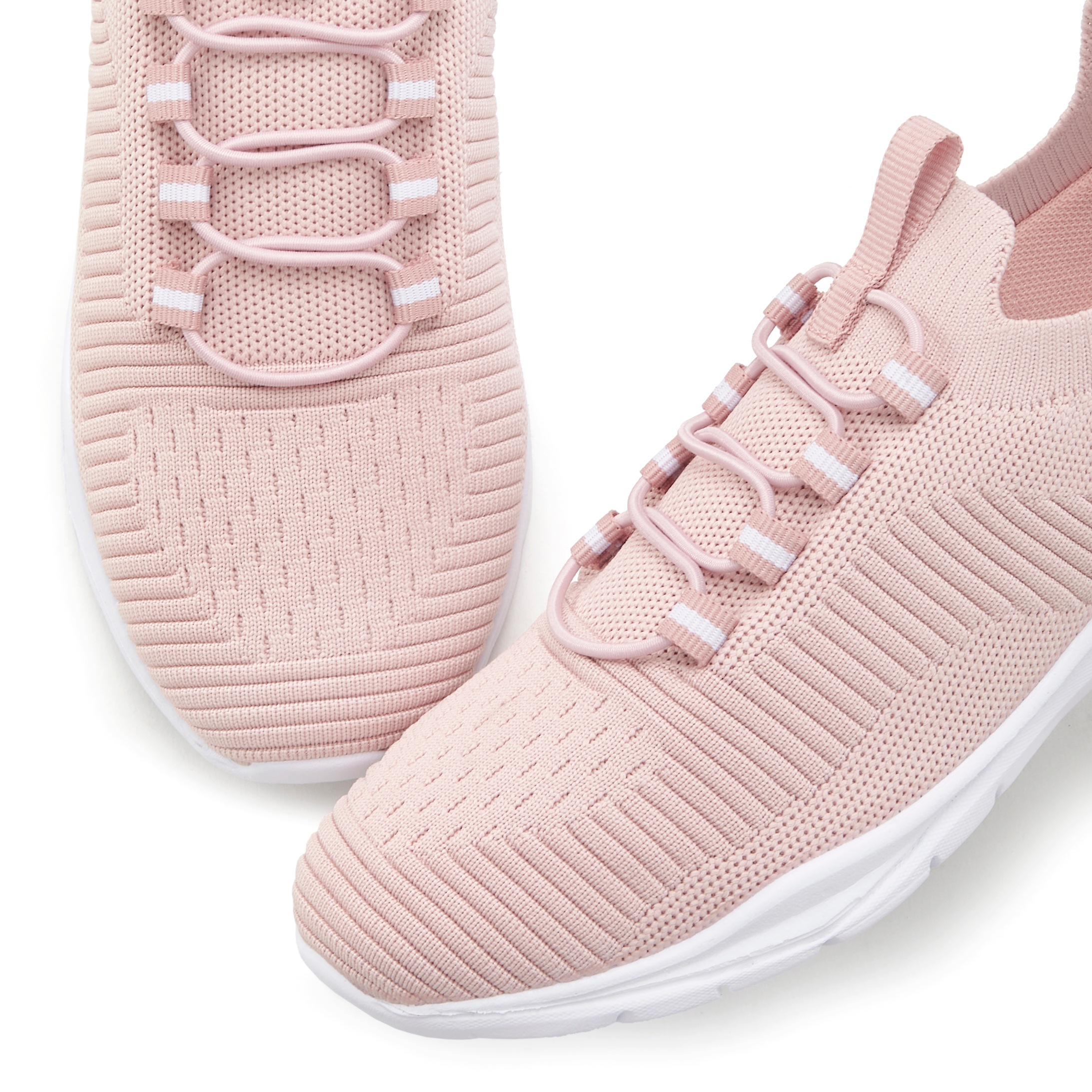 Sneaker VIVANCE "Freizeitschuh, Halbschuh, Turnschuhe, Slip-On-Sneaker", Damen, Gr. 35, rosa (rosé), Obermaterial: 100% Textilmaterial. Decksohle: 100% Textilmaterial. Futter: 100% Textilmaterial. Laufsohle: 100% Synthetik, unifarben, Basic, Schuhe Sneake 3