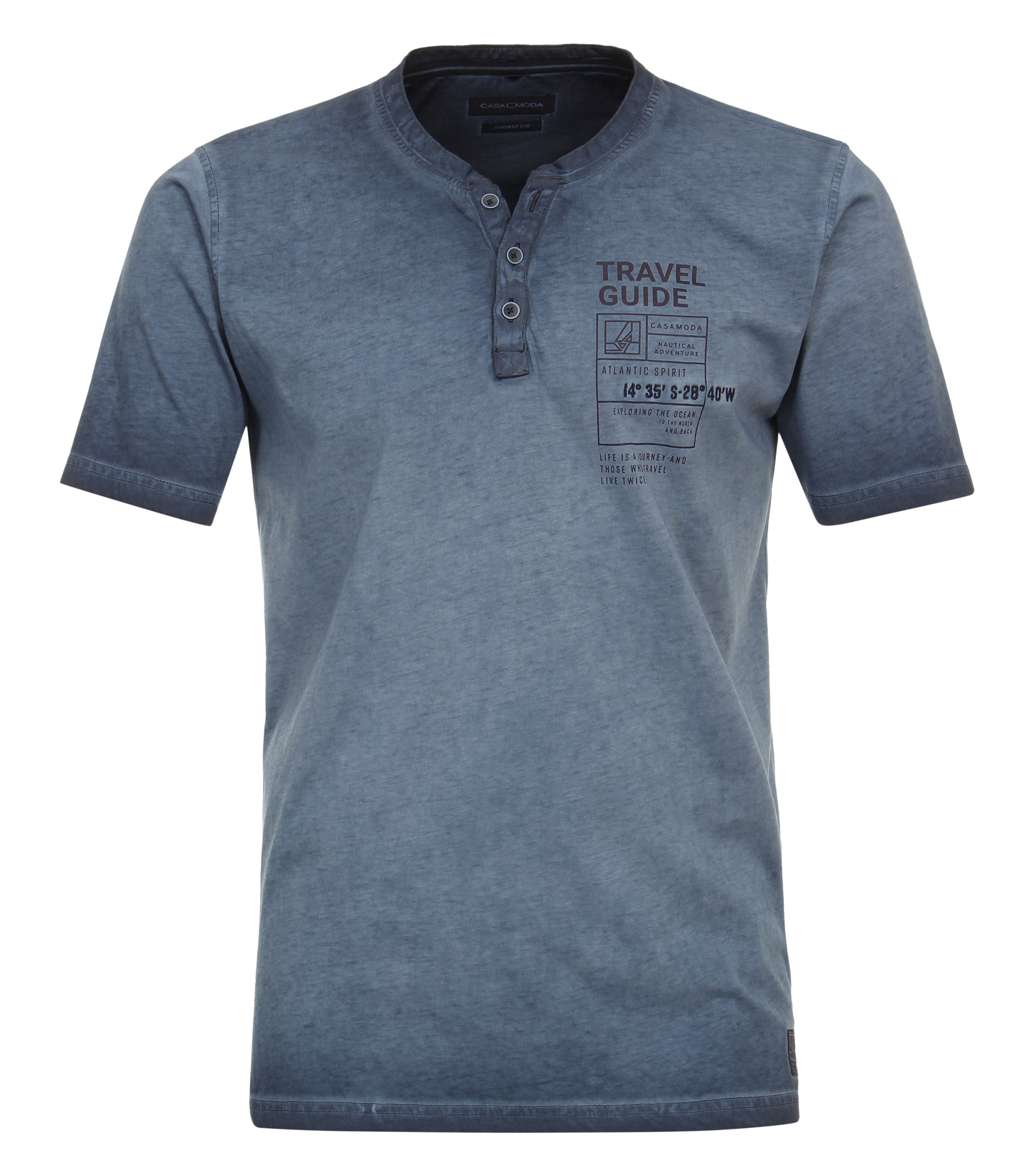 CASAMODA Henleyshirt "CASAMODA Henley uni" günstig online kaufen