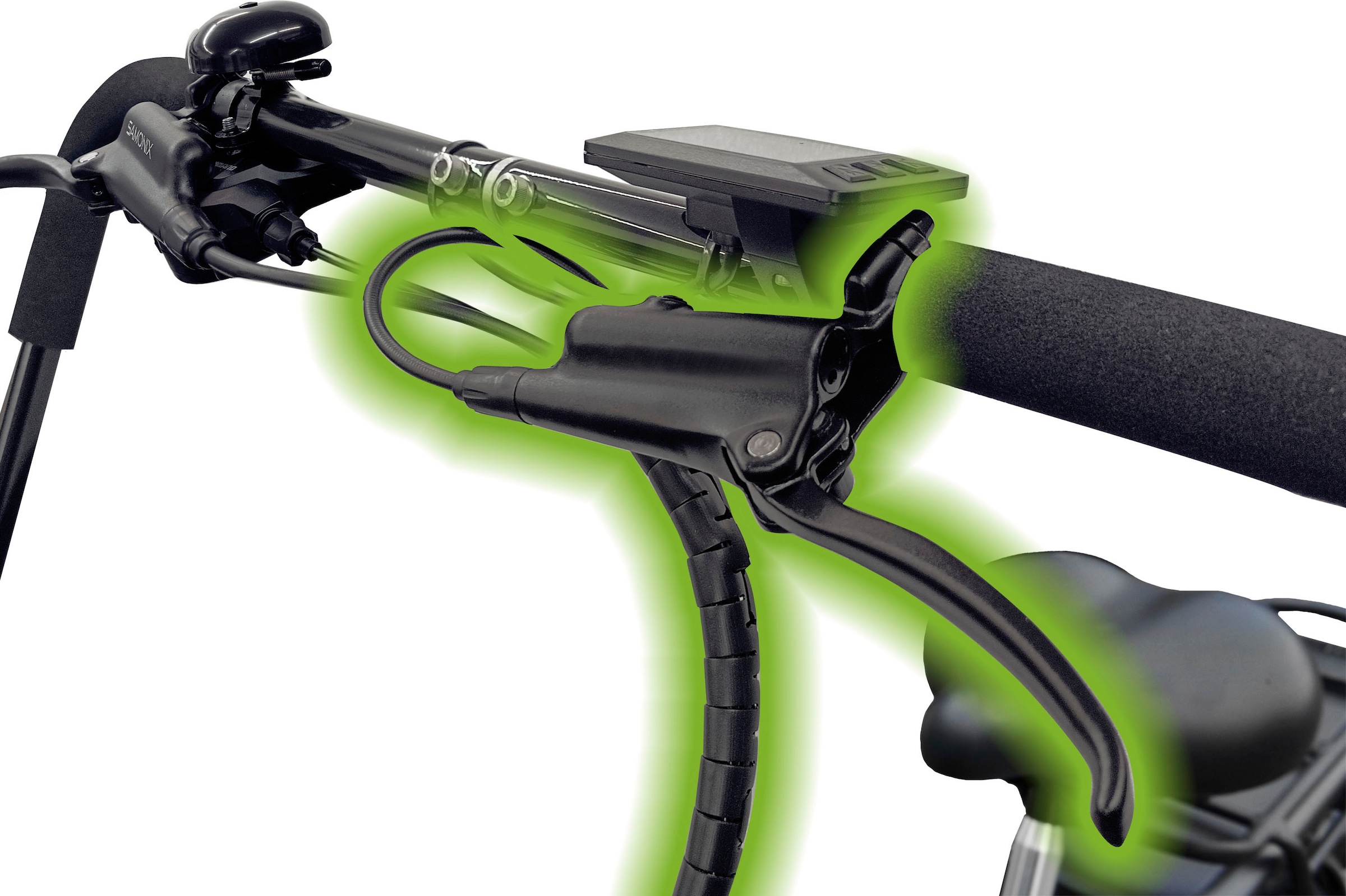 SachsenRad E-Bike, 7 Gang, Shimano, Shimano 7-Gang-Kettenschaltung, Heckmotor 250 W