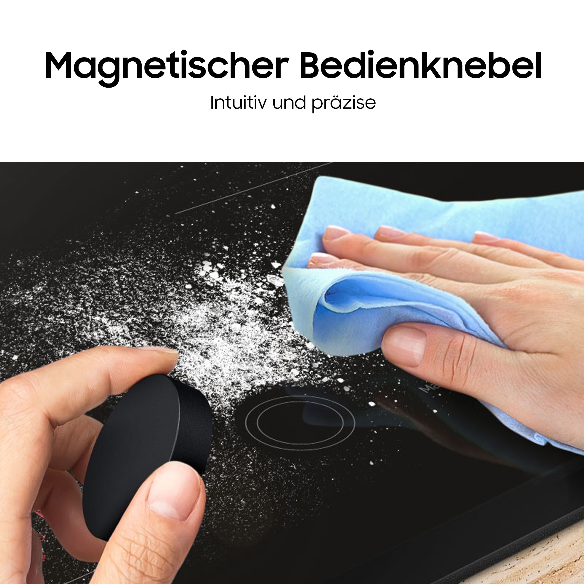 Samsung Flex-Induktions-Kochfeld »NZ85C6058HK/U1« Mehr Flexibilität und viel Platz deine Pfannen & Töpfe. Mit WiFi