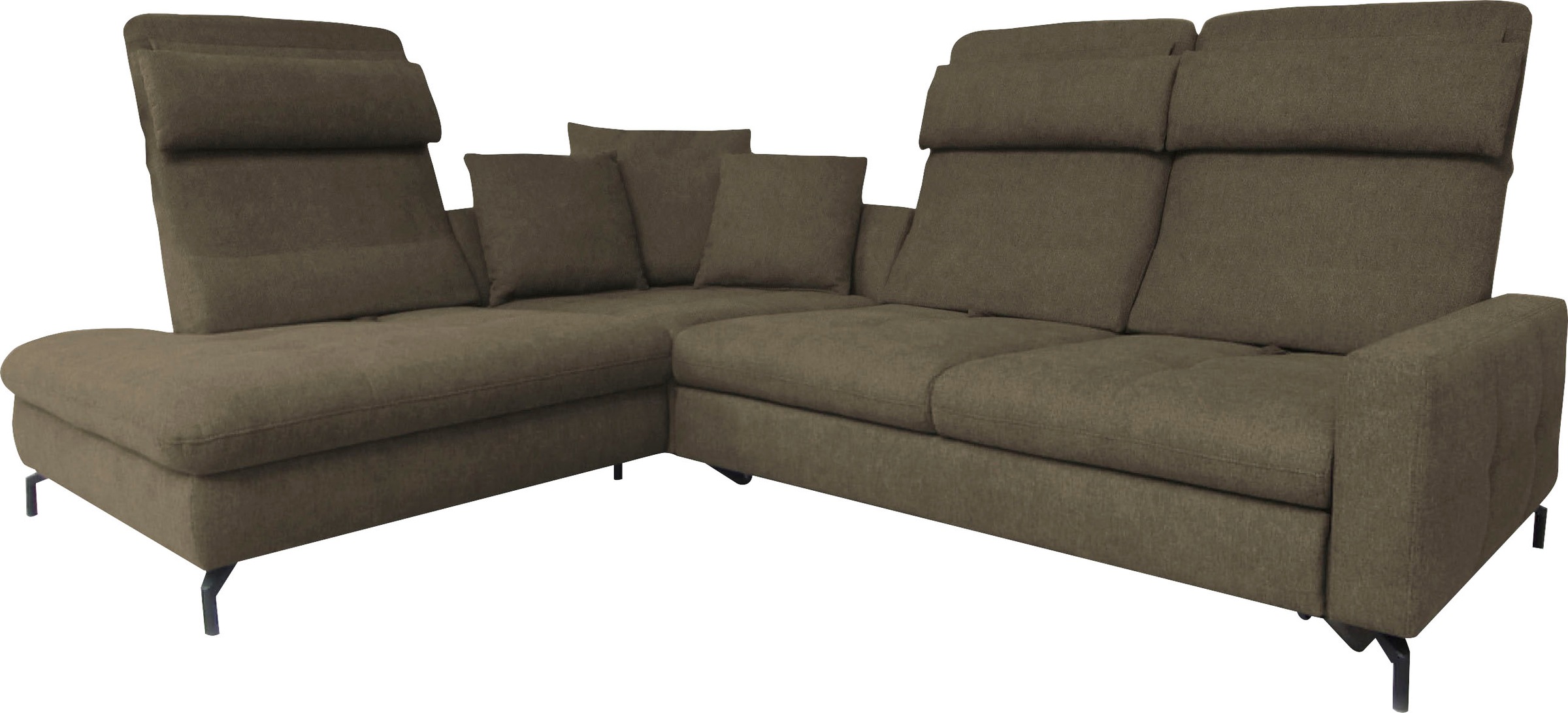 Thumbnail - alina Ecksofa "Louis", Breite 286 cm, Rückenlehnenverstellung, wahlweise mit Bettfunktion