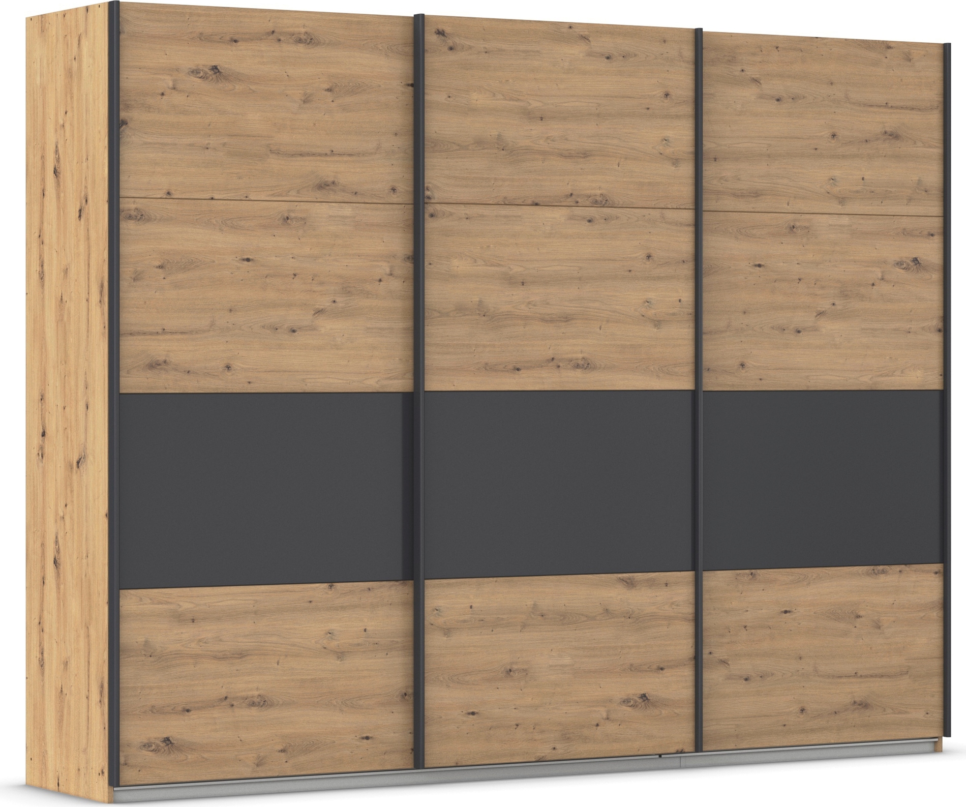 OTTO home Kleiderschrank "Mehrzweckschrank Aktenschrank Möbel Mietswohnung Schlafzimmer CORTONA" Breiten 203/271/315/360 cm, Höhen 210/229 cm, inkl. Inneneinteilung, 2 Stoffboxen extra Einlegeböden MADE IN GERMANY