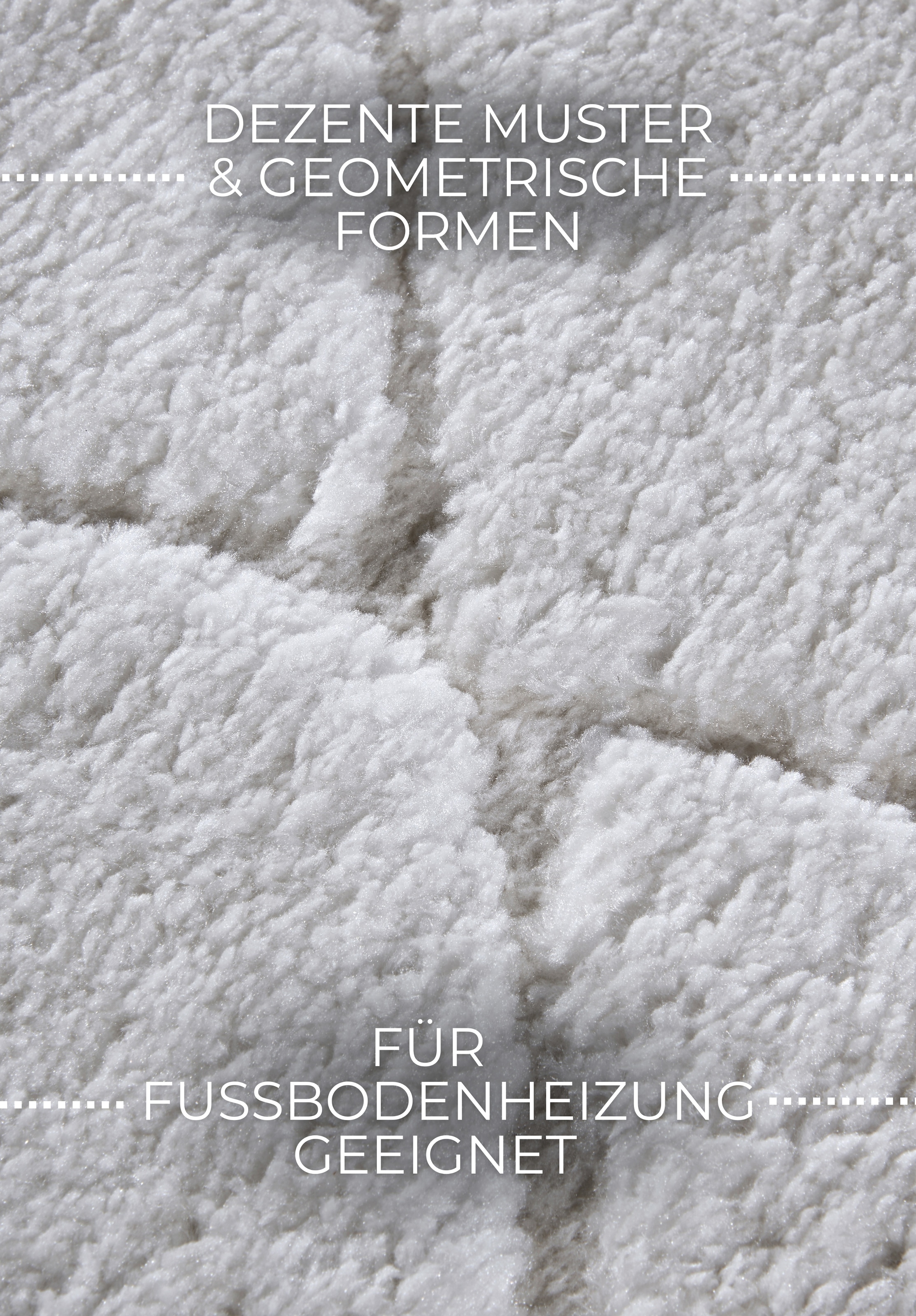 ELLE DECORATION Designteppich »Perrotin«, rechteckig, 18 mm Höhe, Läufer, Shaggy, flauschig, weich, Langflor, modern, Hoch Tief Effekt