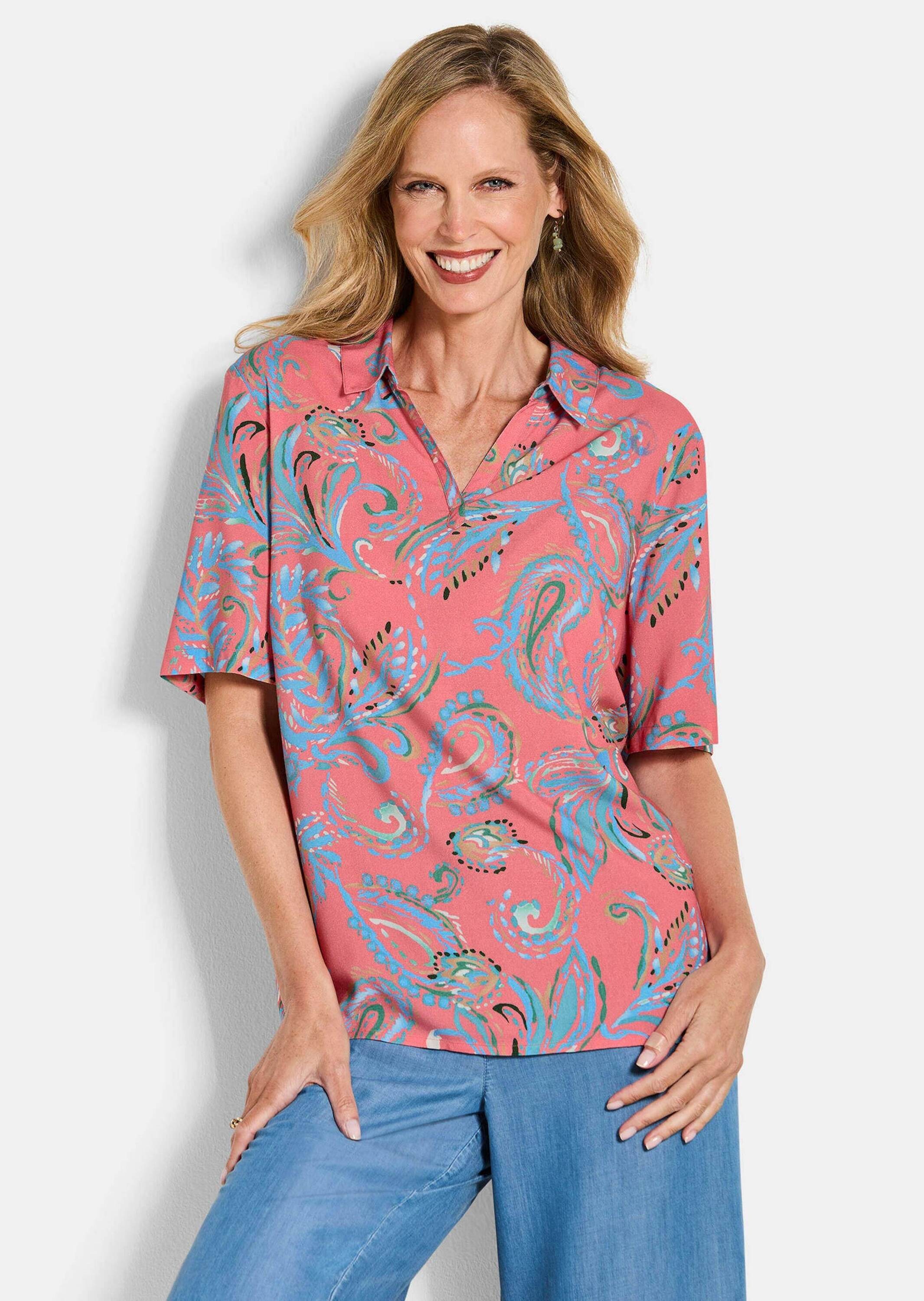 Thumbnail - GOLDNER Schlupfbluse "Paisley-Bluse aus reiner Viskose"