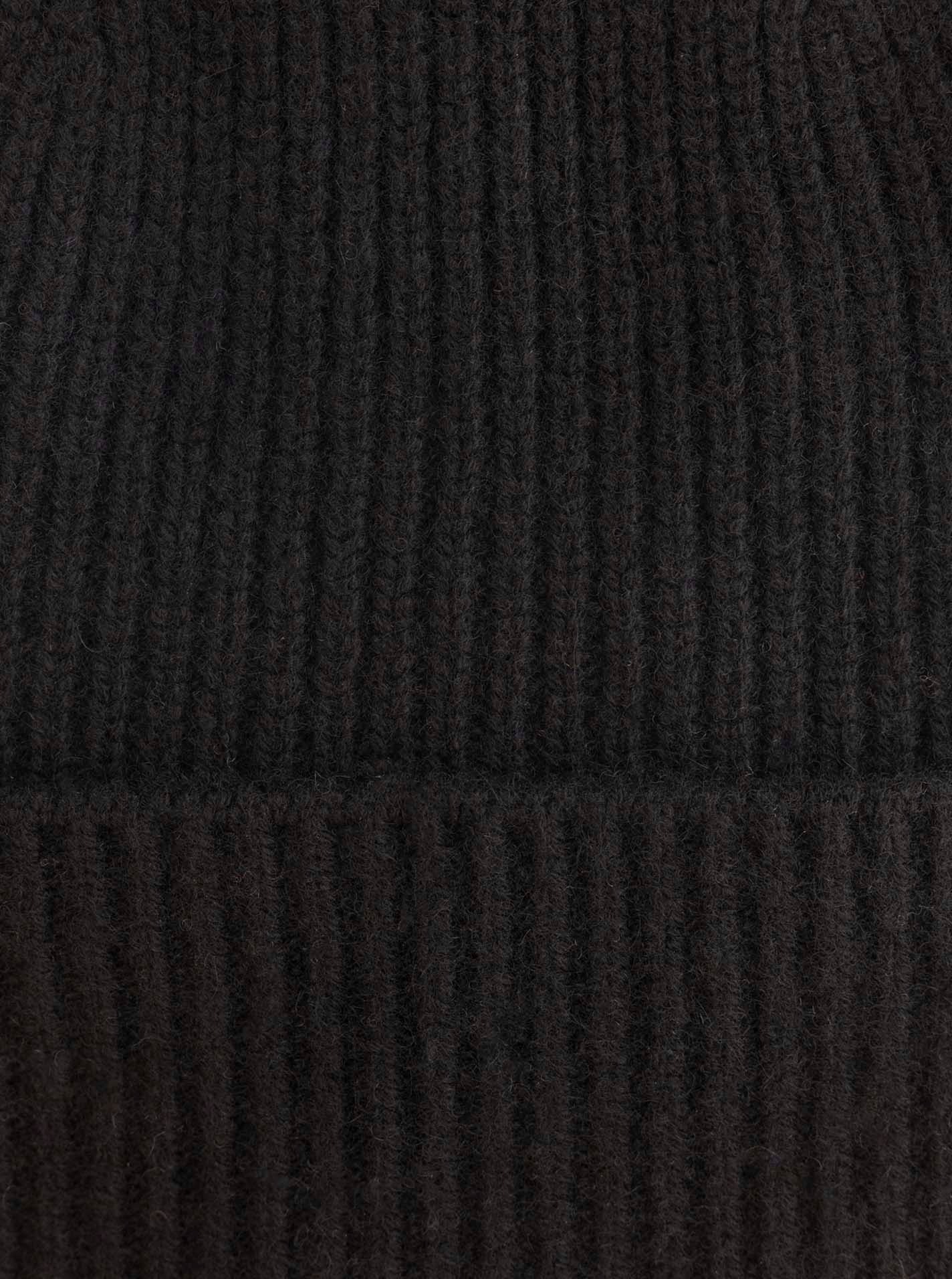 Thumbnail - Zwillingsherz Beanie, Feinripp, breiter Umschlag, Wolle