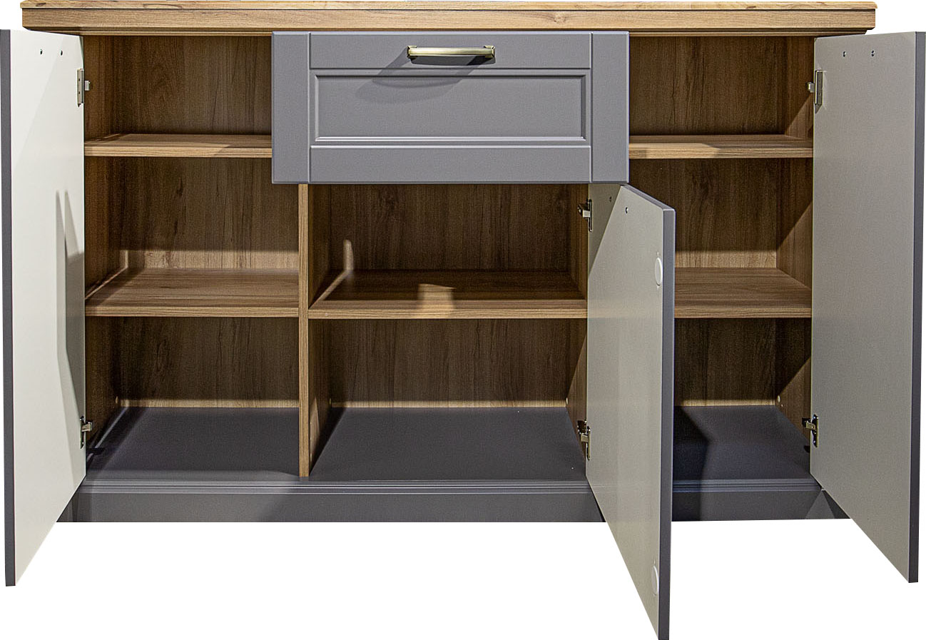 Thumbnail - OTTO home Kombikommode "Tara, im klassischen Landhausstil, FSC-zertifiziert, in 2 Größen" Soft-Close-Funktion, goldfarbe...