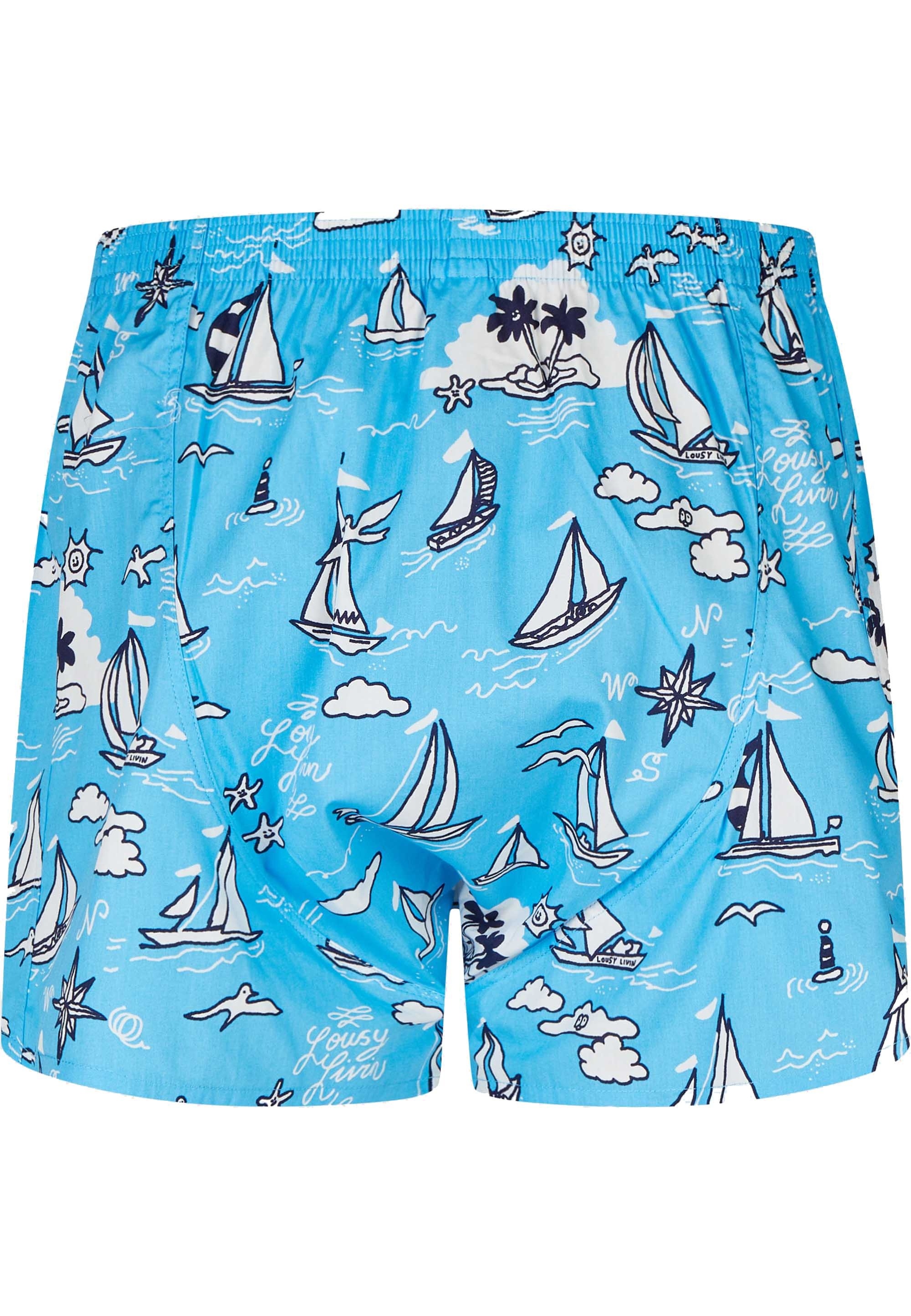 Lousy Livin Boxershorts »Cap du Lousy« 3 Stk. mit lässigen Allover-Prints