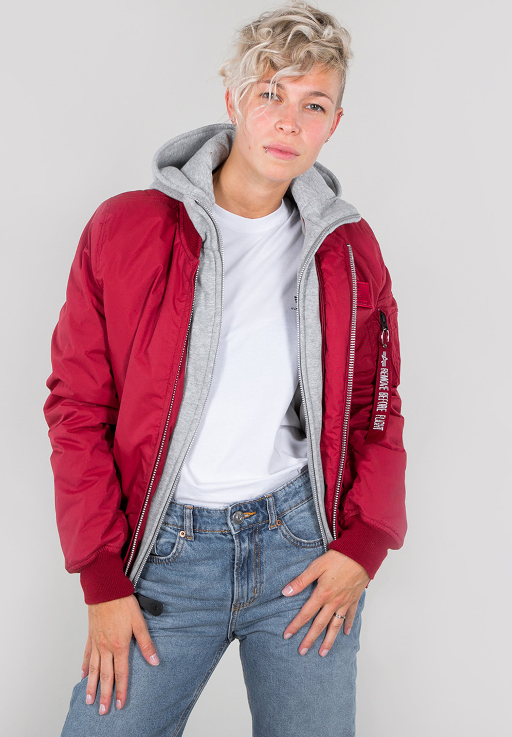 Alpha Industries Bomberjacke "Alpha Industries Women - Bomber Jackets MA-1 D-Tec BN Wmn"