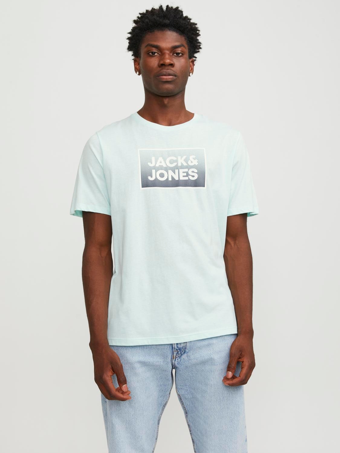 Jack & Jones Kurzarmshirt "JJSTEEL TEE SS CREW NECK" günstig online kaufen