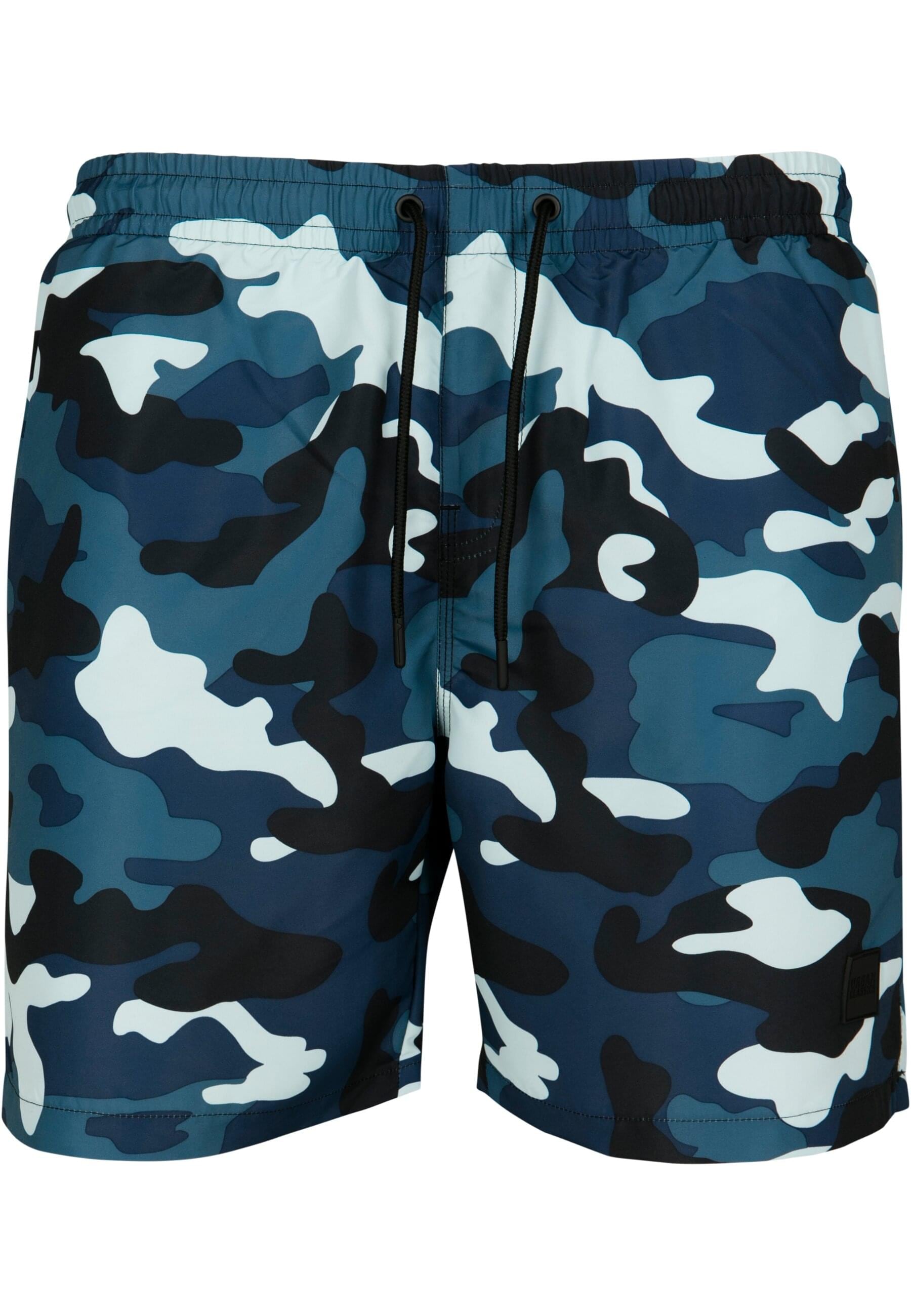 URBAN CLASSICS Badeshorts "Urban Classics Herren Camo Swim Shorts"