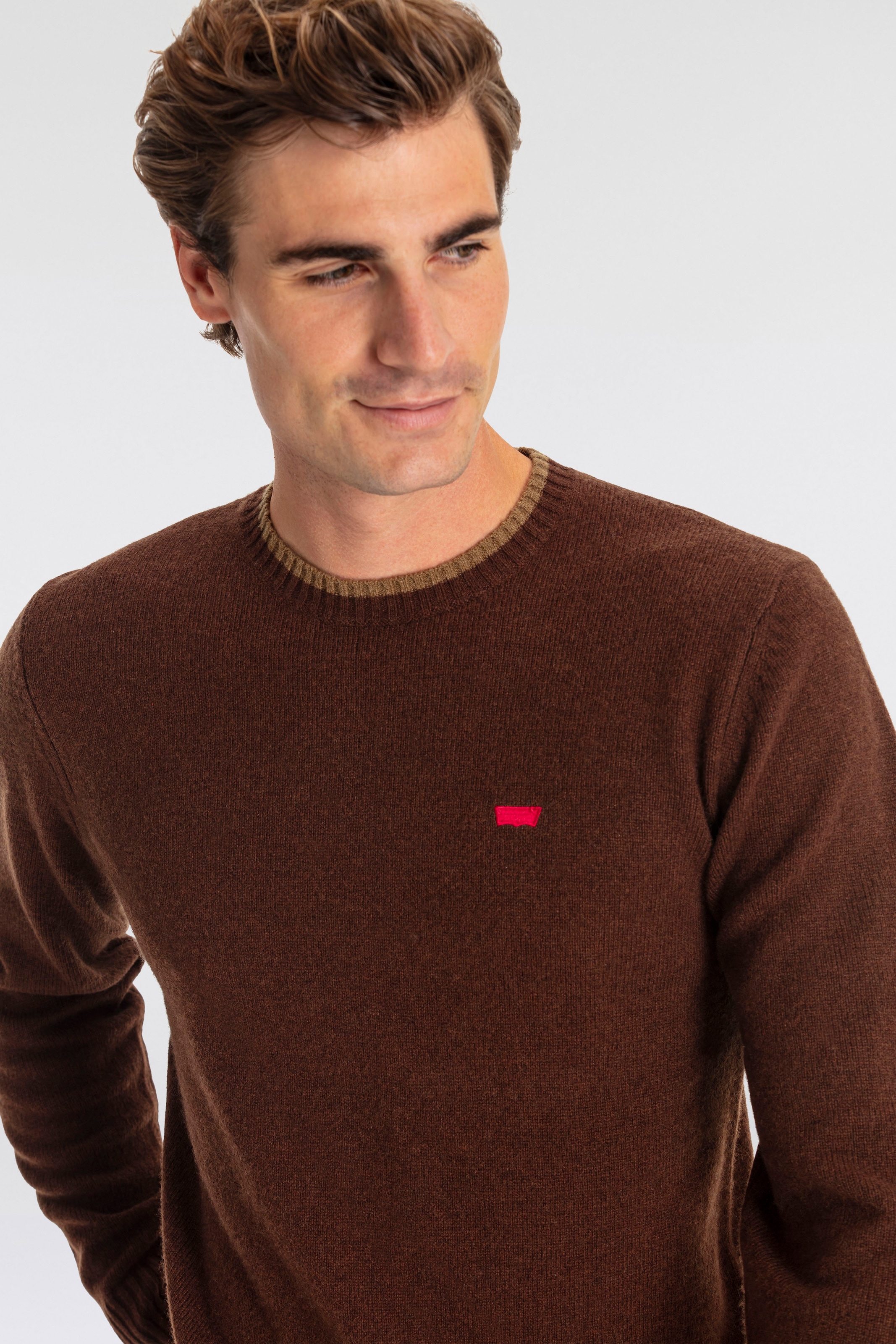 Levi's® Wollpullover »ORIGINAL HM SWEATER«, in klassischer Rundhalsform