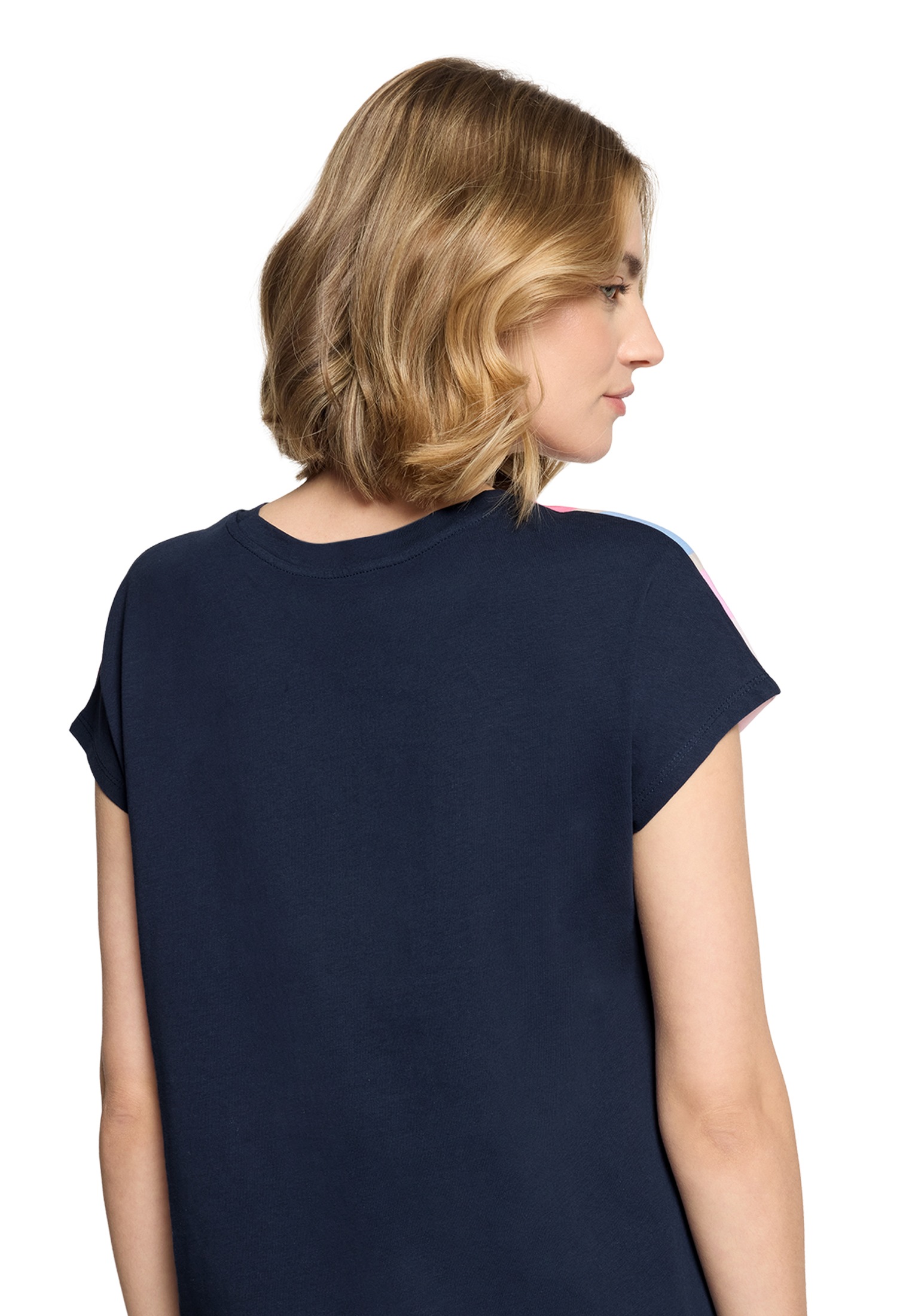 Betty&Co Kurzarmshirt »Damen mit Raffung« 1 tlg.