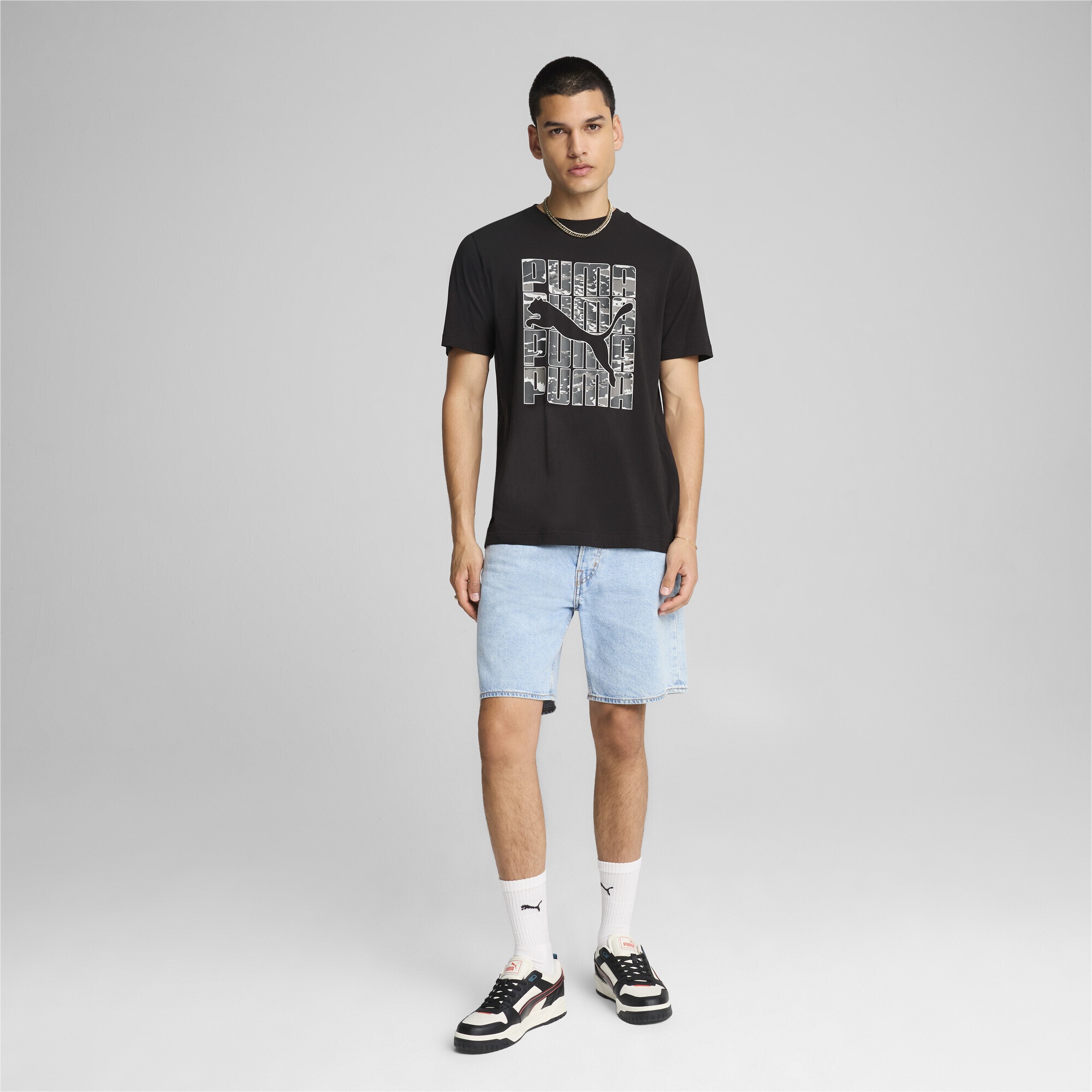 PUMA T-Shirt »GRAPHICS Camo T-Shirt Herren«