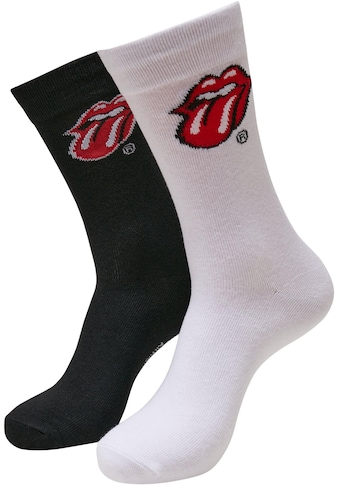 Basicsocken »Merchcode Unisex Rolling Stones Tongue Socks 2-Pack«, (1 Paar)