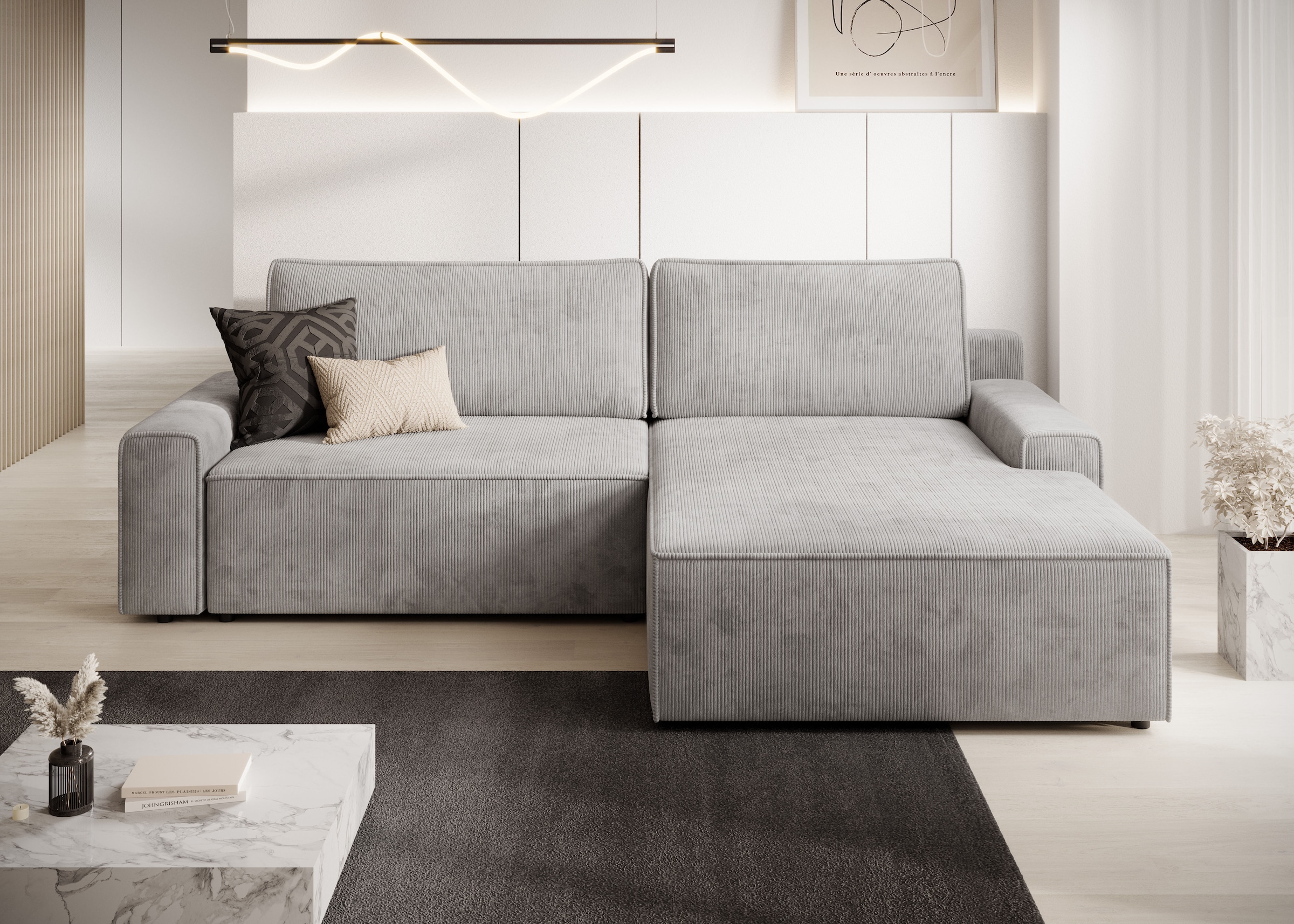 DS PRODUKT Ecksofa "Challenge, Schlafsofa mit Bettkasten, Couch in L-Form, günstig online kaufen