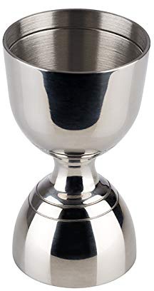Buddys Barmaß "Buddy´s Bar" Edelstahl 1 Stk. tlg. 3 cl/6 cl Doppelmaß mit F günstig online kaufen