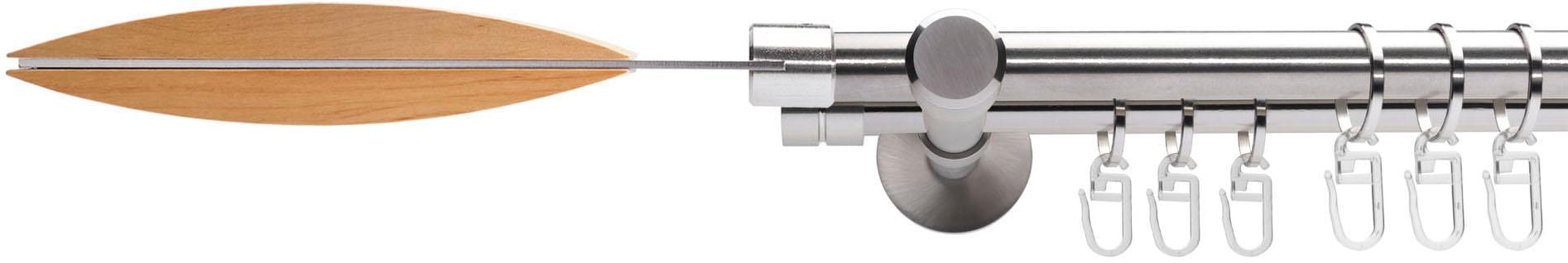Liedeco Gardinenstange "Stil Lemvig" Ø 16 mm 1 läufig-läufig Fixmaß 1-läufi günstig online kaufen