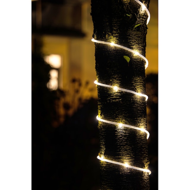 KONSTSMIDE LED-Lichterschlauch »Weihnachtsdeko aussen«, 130 St.-flammig, LED  Mini, Außen (IP44), transparentes Kabel, 4 x D 1.5V (exkl.) bestellen | BAUR