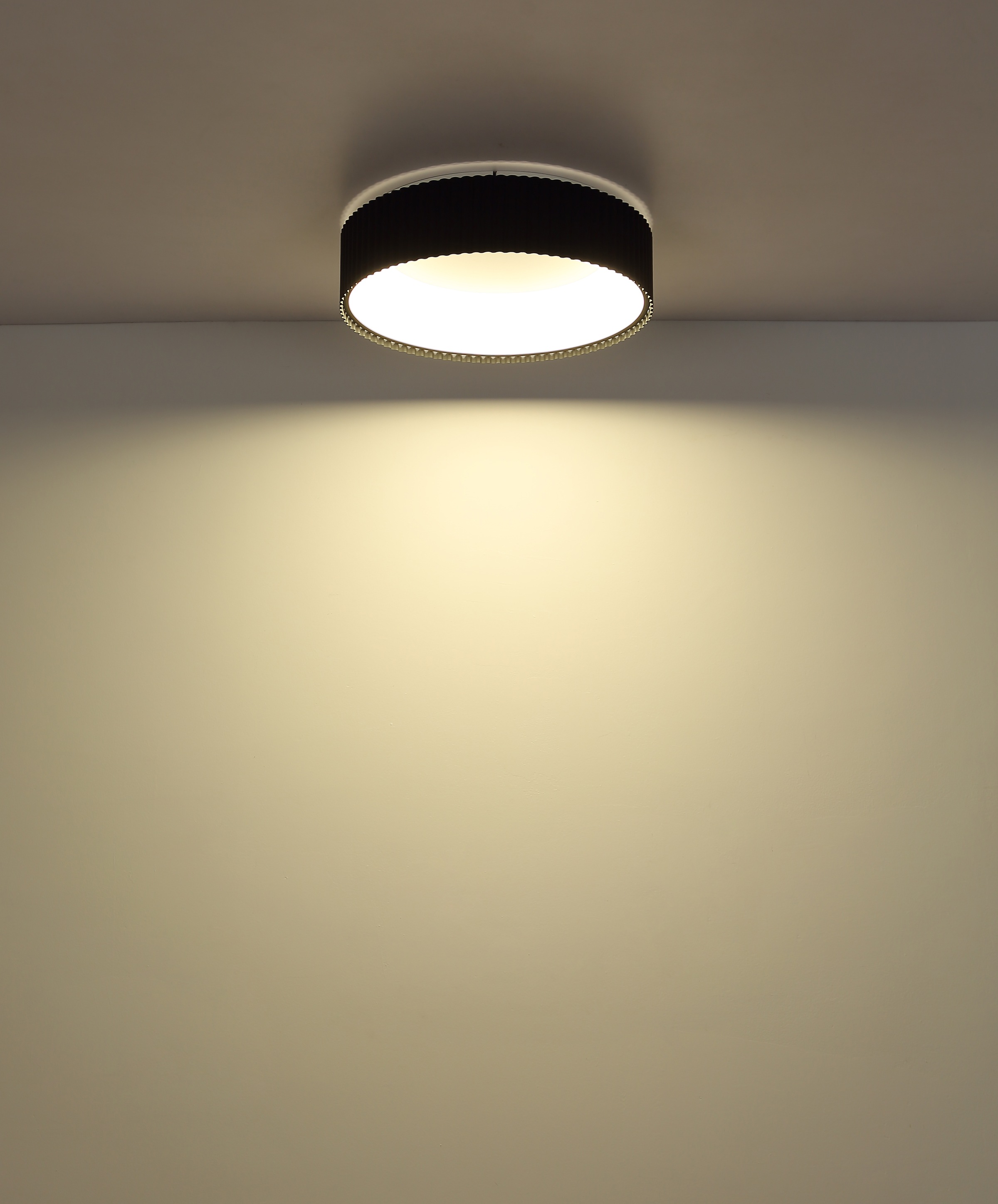 GLOBO LIGHTING Deckenleuchte »KEMP« LED-Modul 1 Stk. LED Deckenleuchte weiß matt mit schwarz matt, dimmbar, Memory