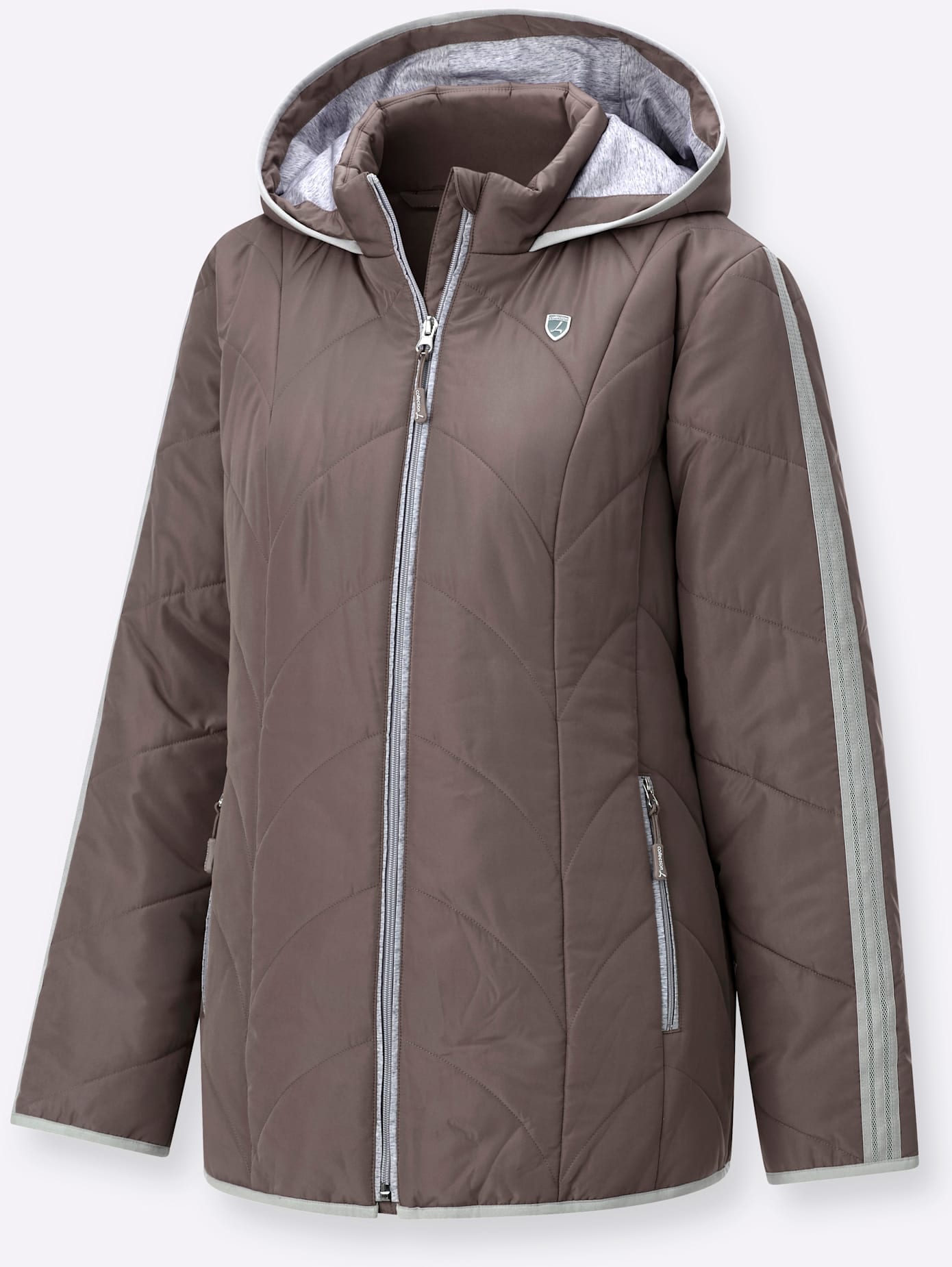 Casual Looks Steppjacke mit Kapuze