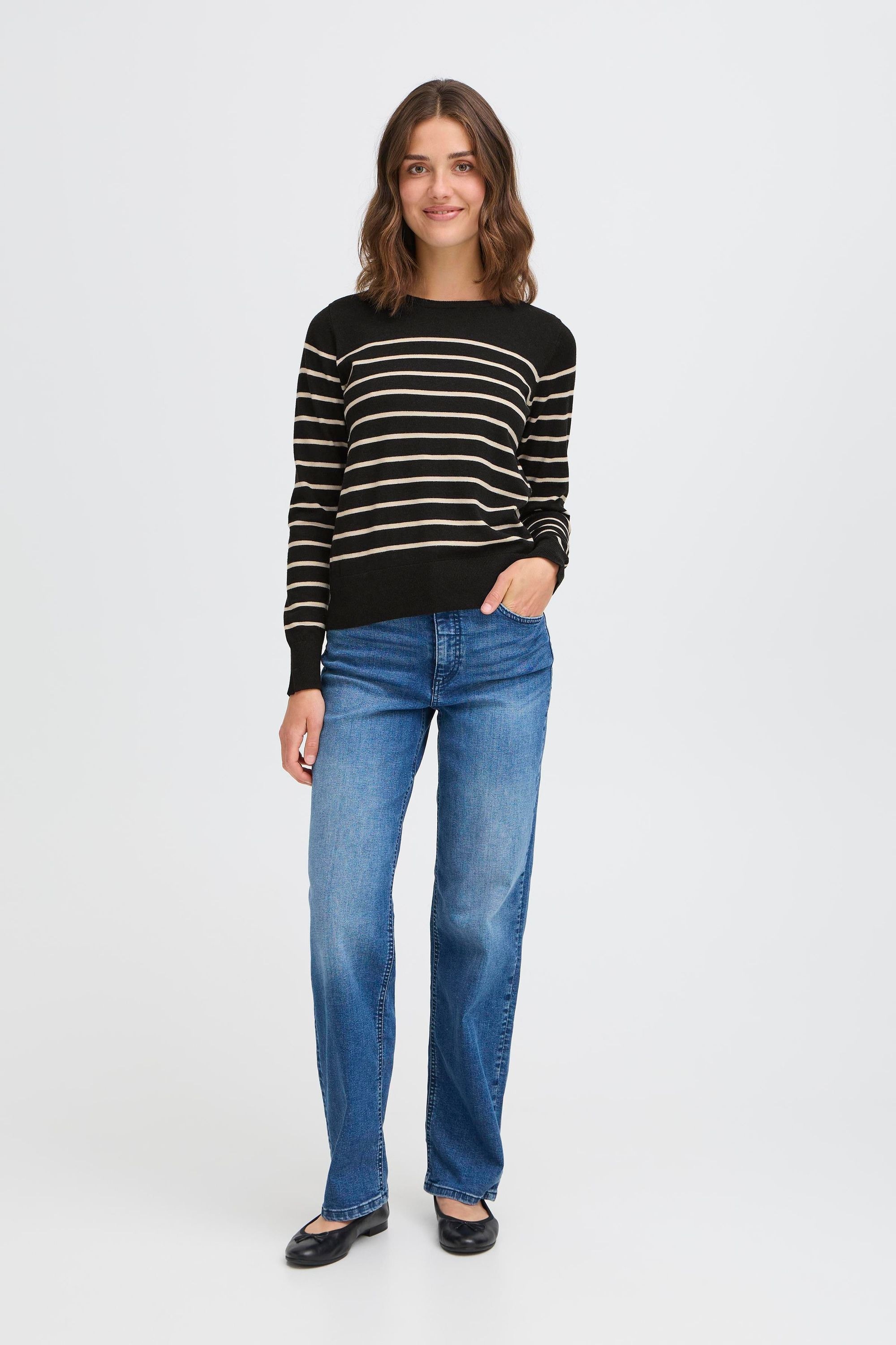 OXMO Strickfleece-Pullover »Strickpullover OXFKEANA«