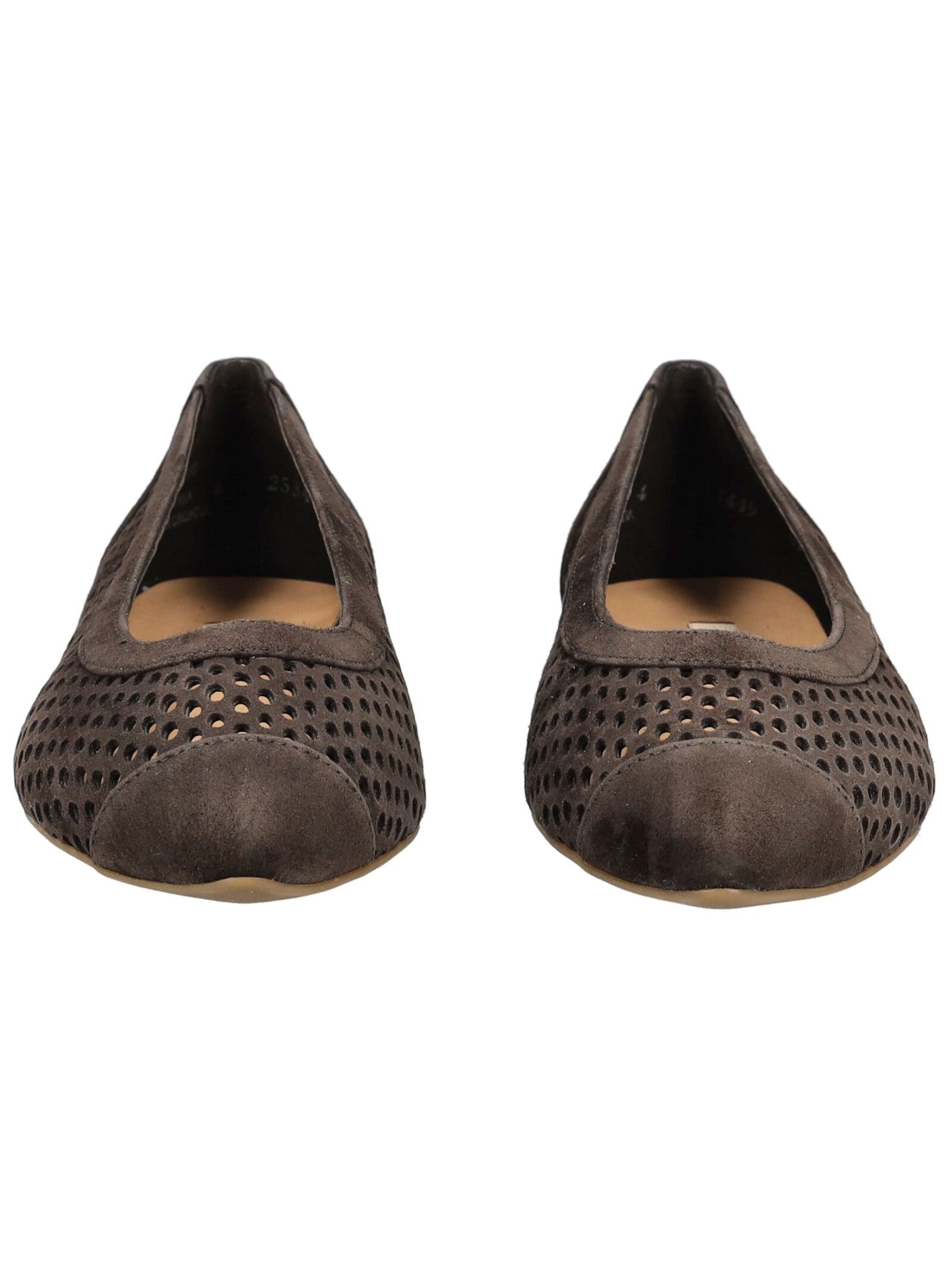 Paul Green Ballerinas Leather Brown Size 41 2